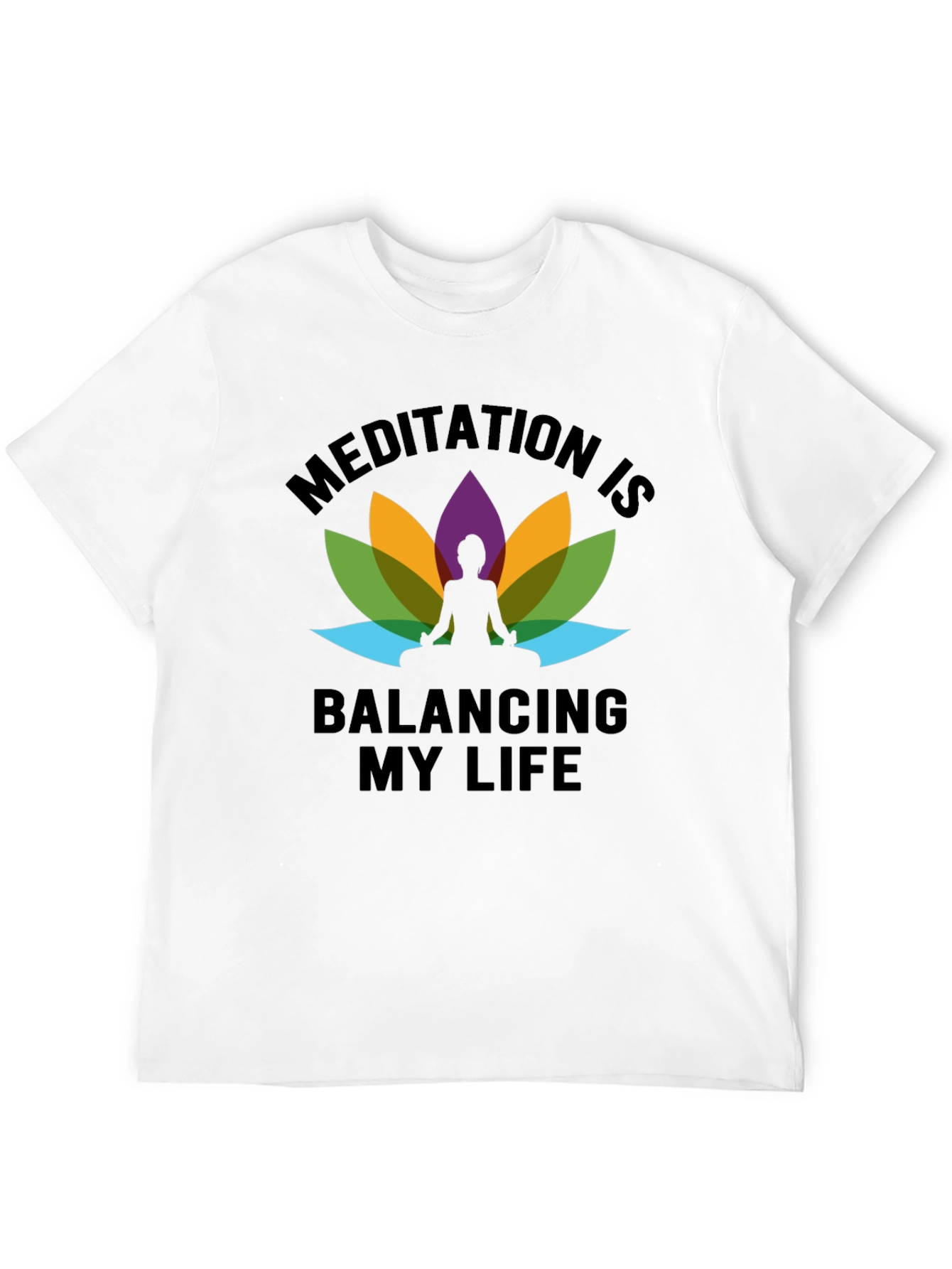Meditation Balancing Life Graphic T-Shirt
