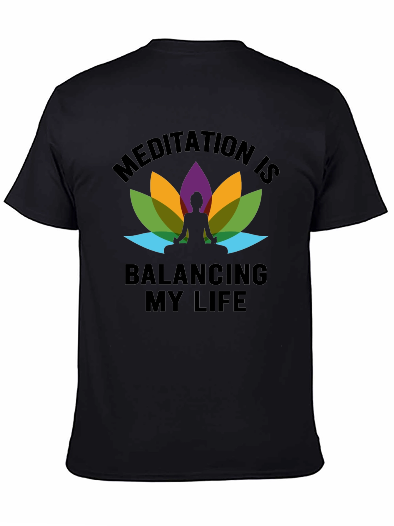 Meditation Balancing Life Graphic T-Shirt