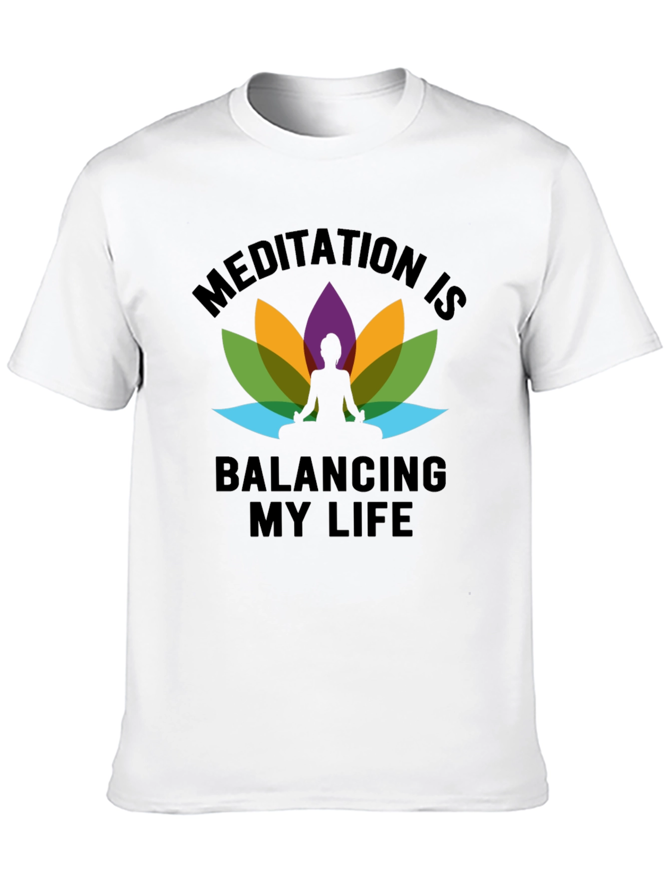 Meditation Balancing Life Graphic T-Shirt