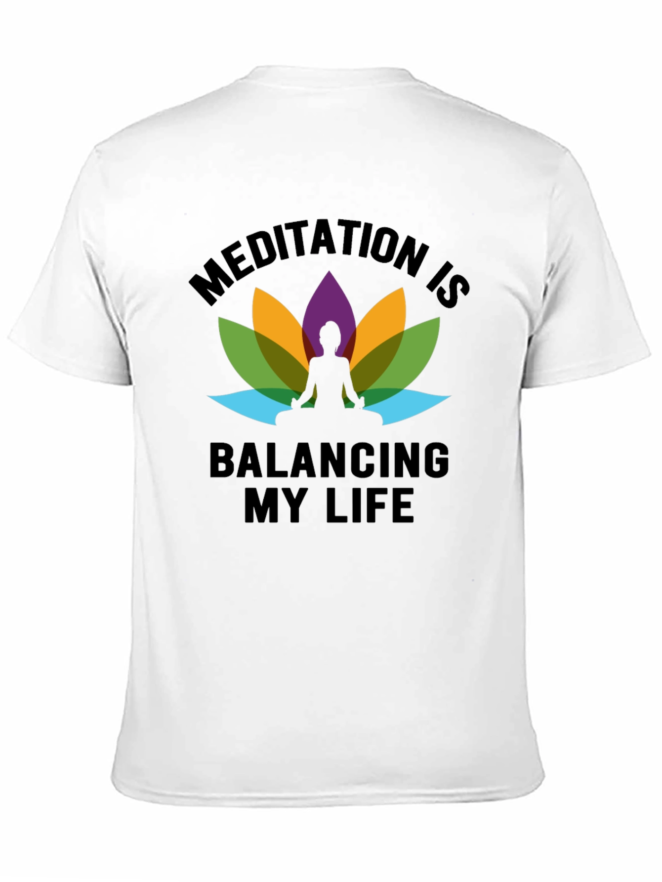 Meditation Balancing Life Graphic T-Shirt