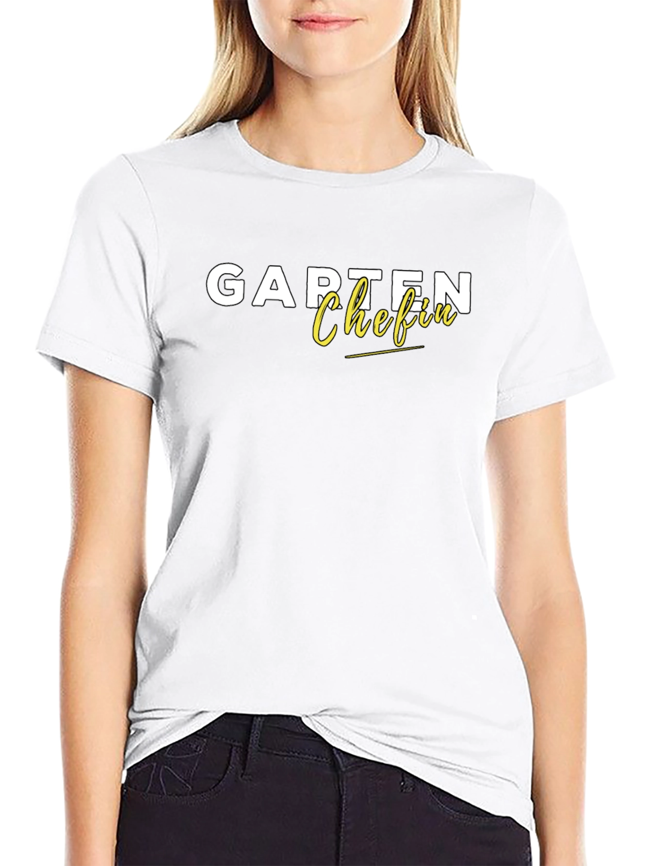 Garten Chefin Black Graphic Tee