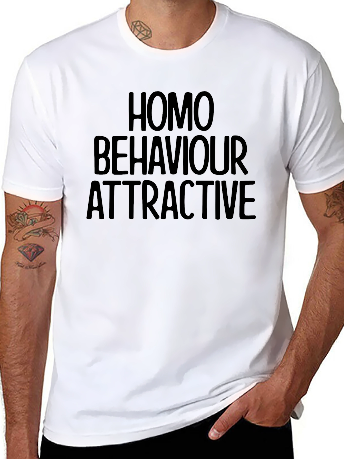 Homo Behaviour Attractive - Graphic T-Shirt