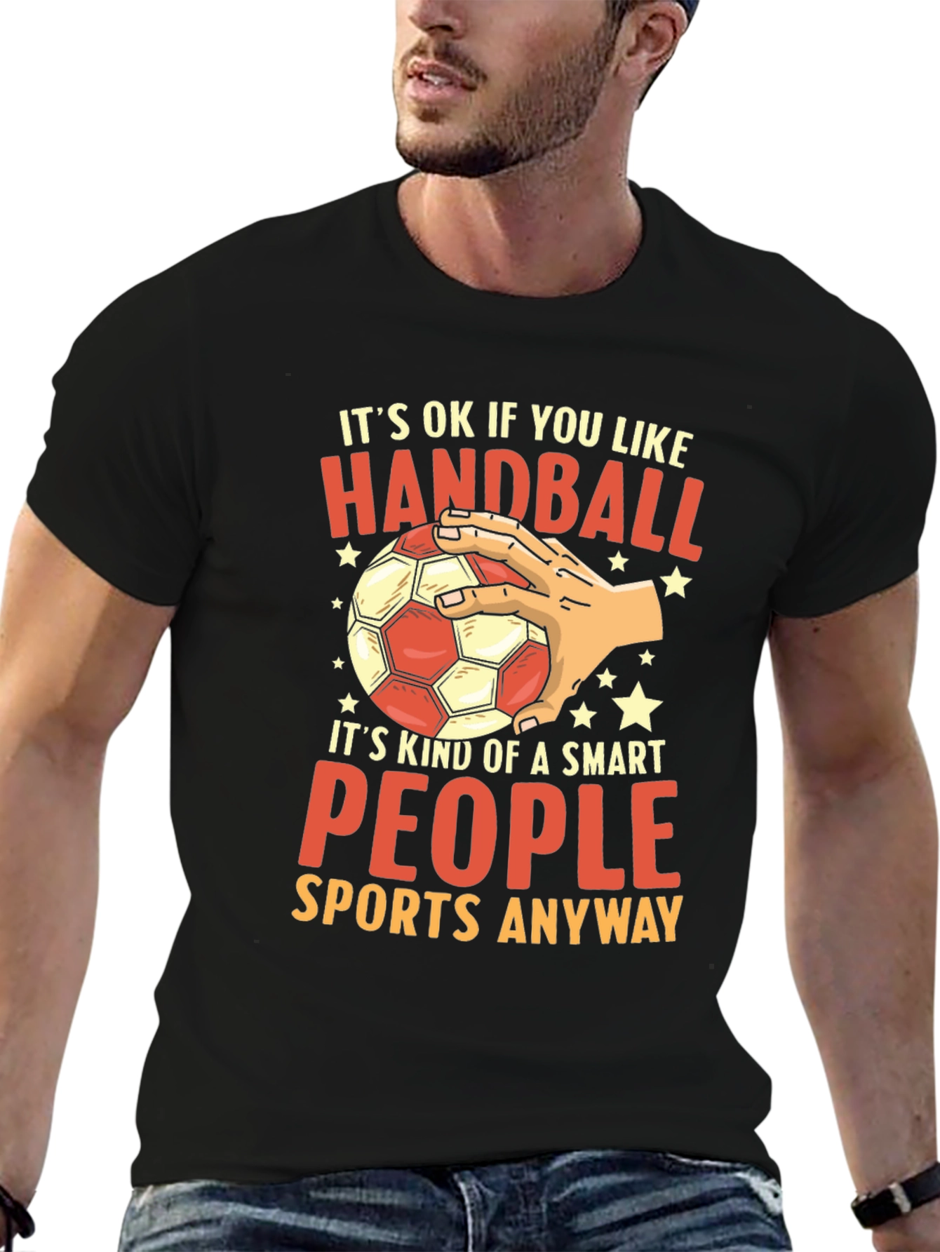 Handball Lover Smart People Sports T-Shirt