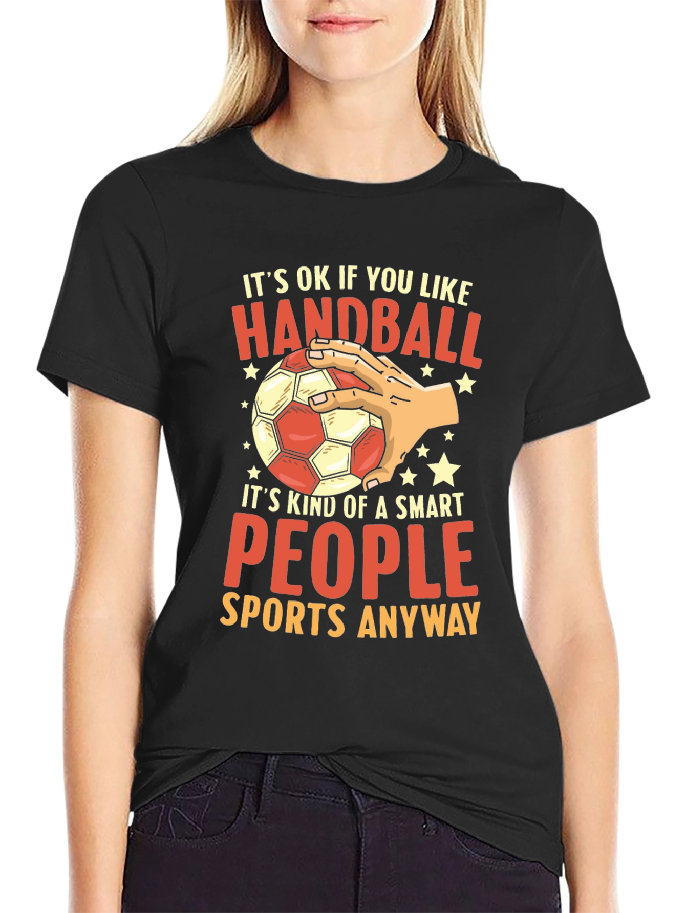 Handball Lover Smart People Sports T-Shirt