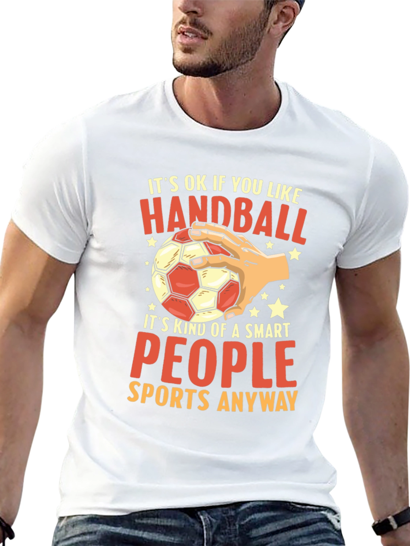 Handball Lover Smart People Sports T-Shirt