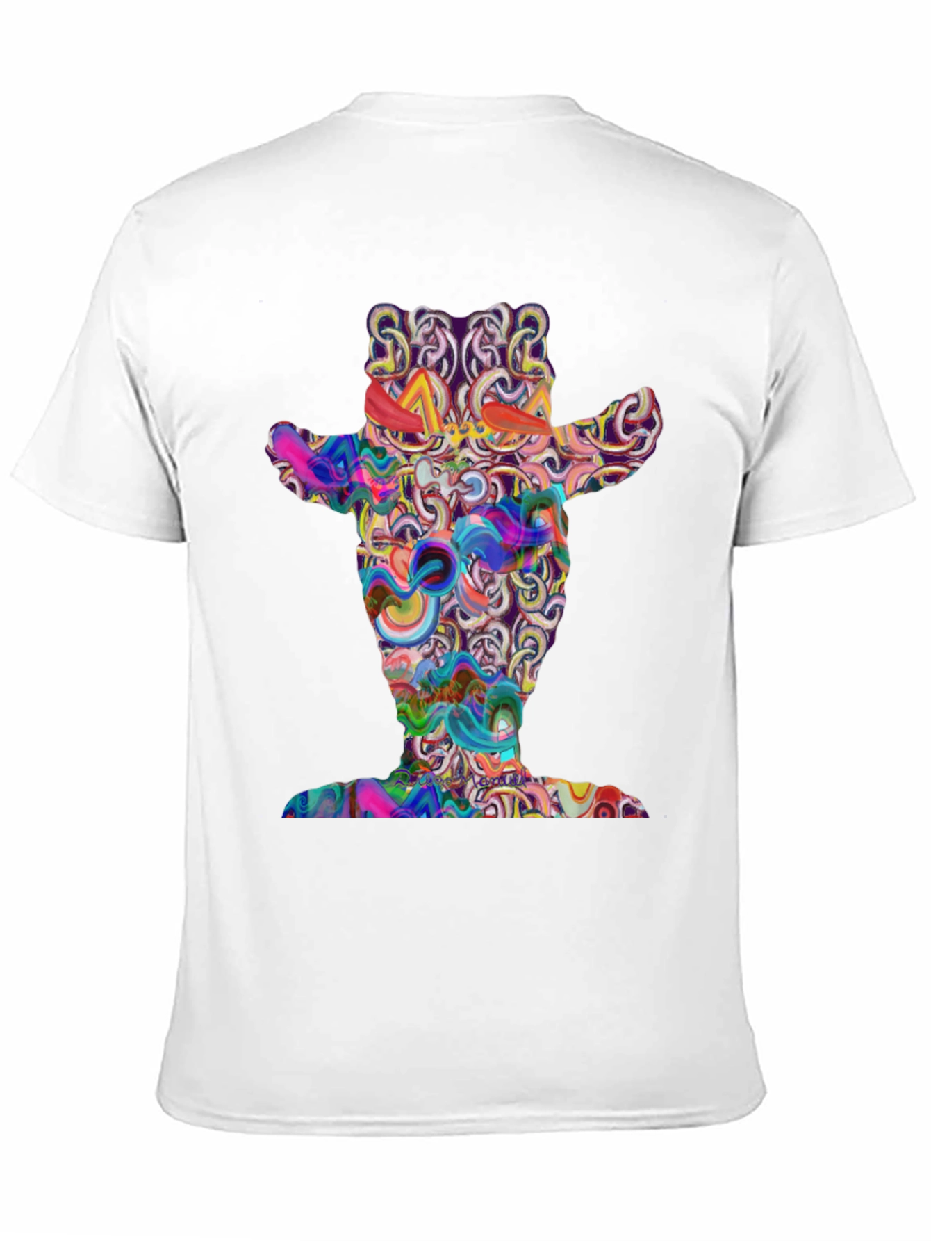 Psychedelic Cowboy Black T-Shirt