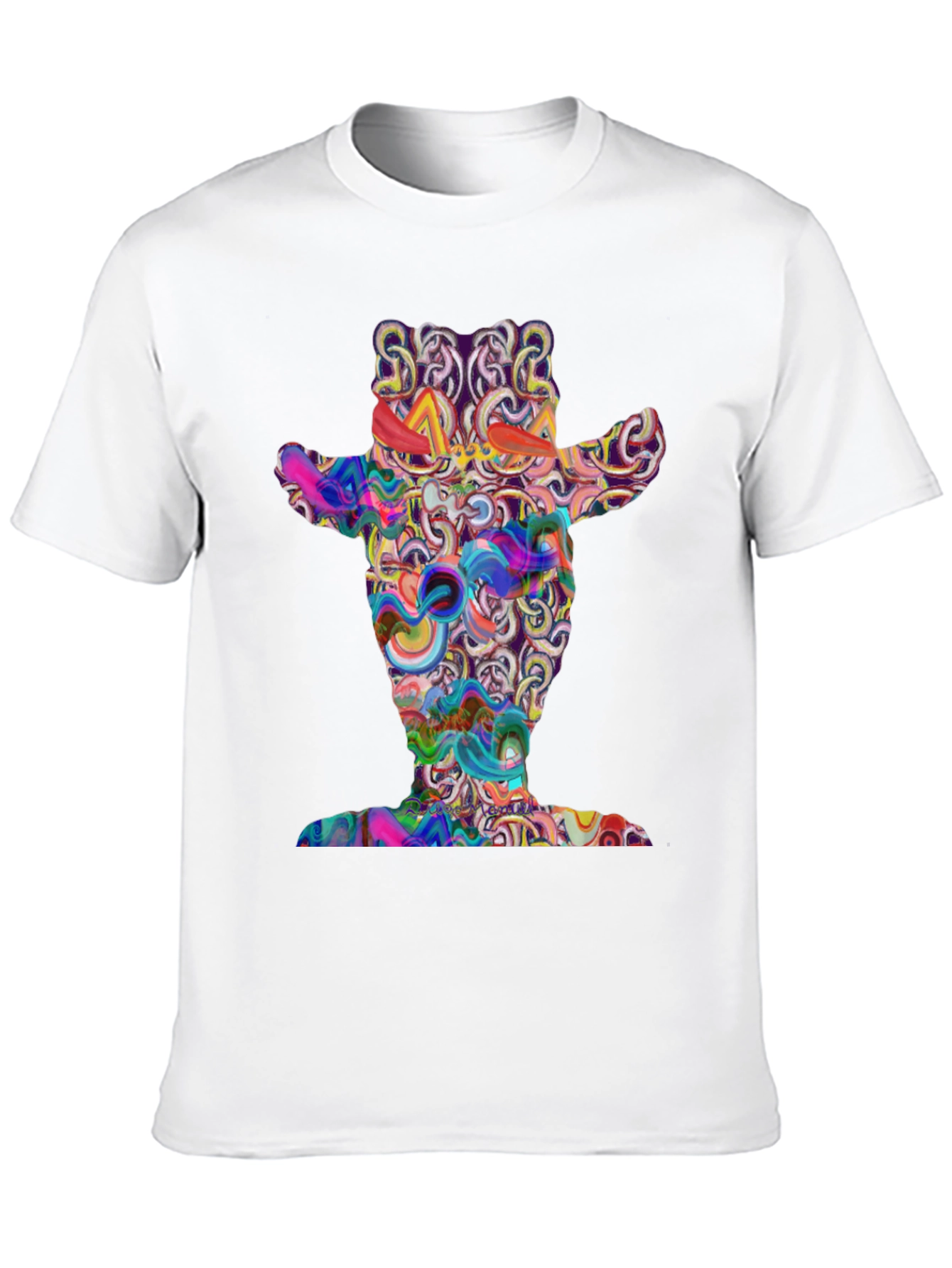 Psychedelic Cowboy Black T-Shirt