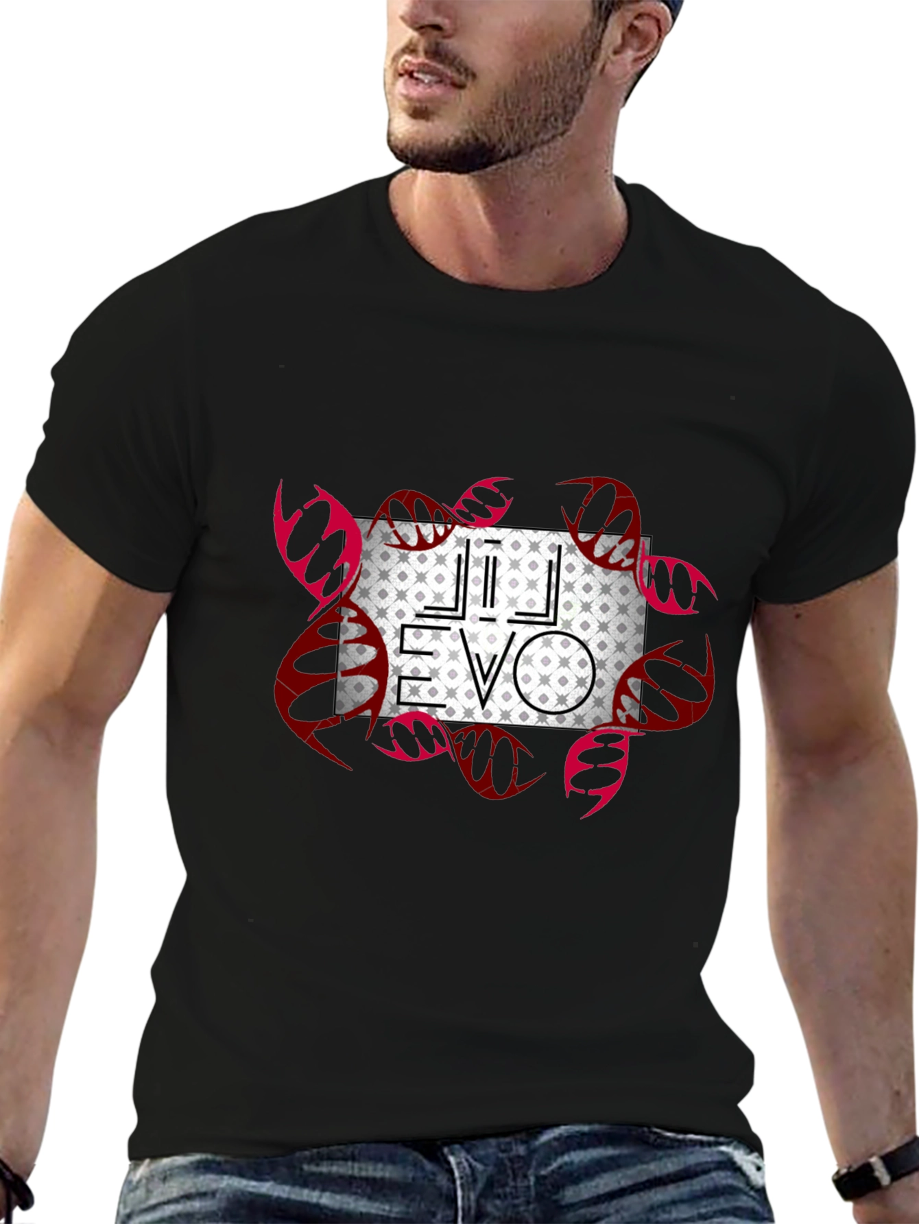 Jiu Evo Graphic Black T-Shirt