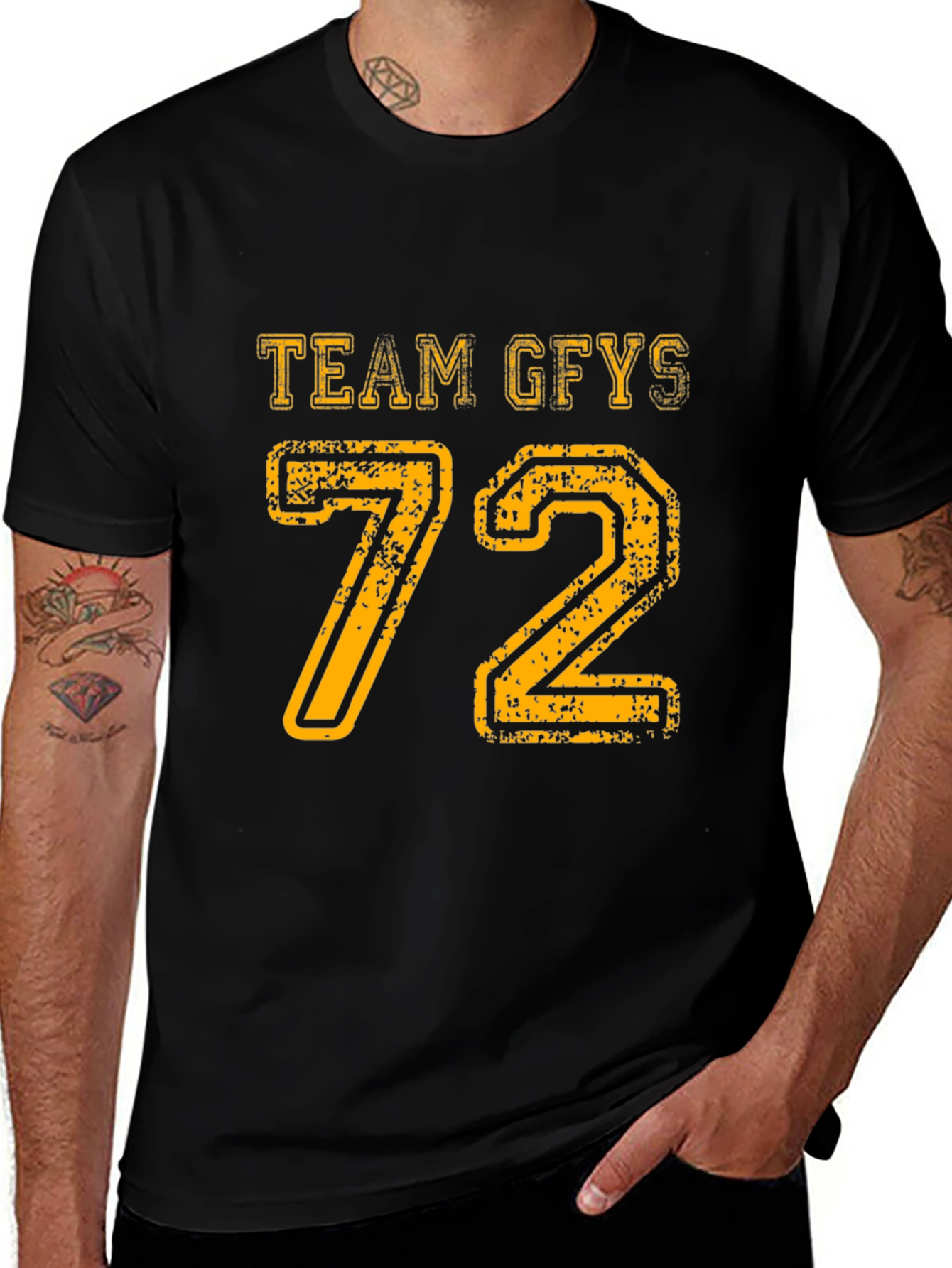Team GFYS 72 Graphic Tee - Black