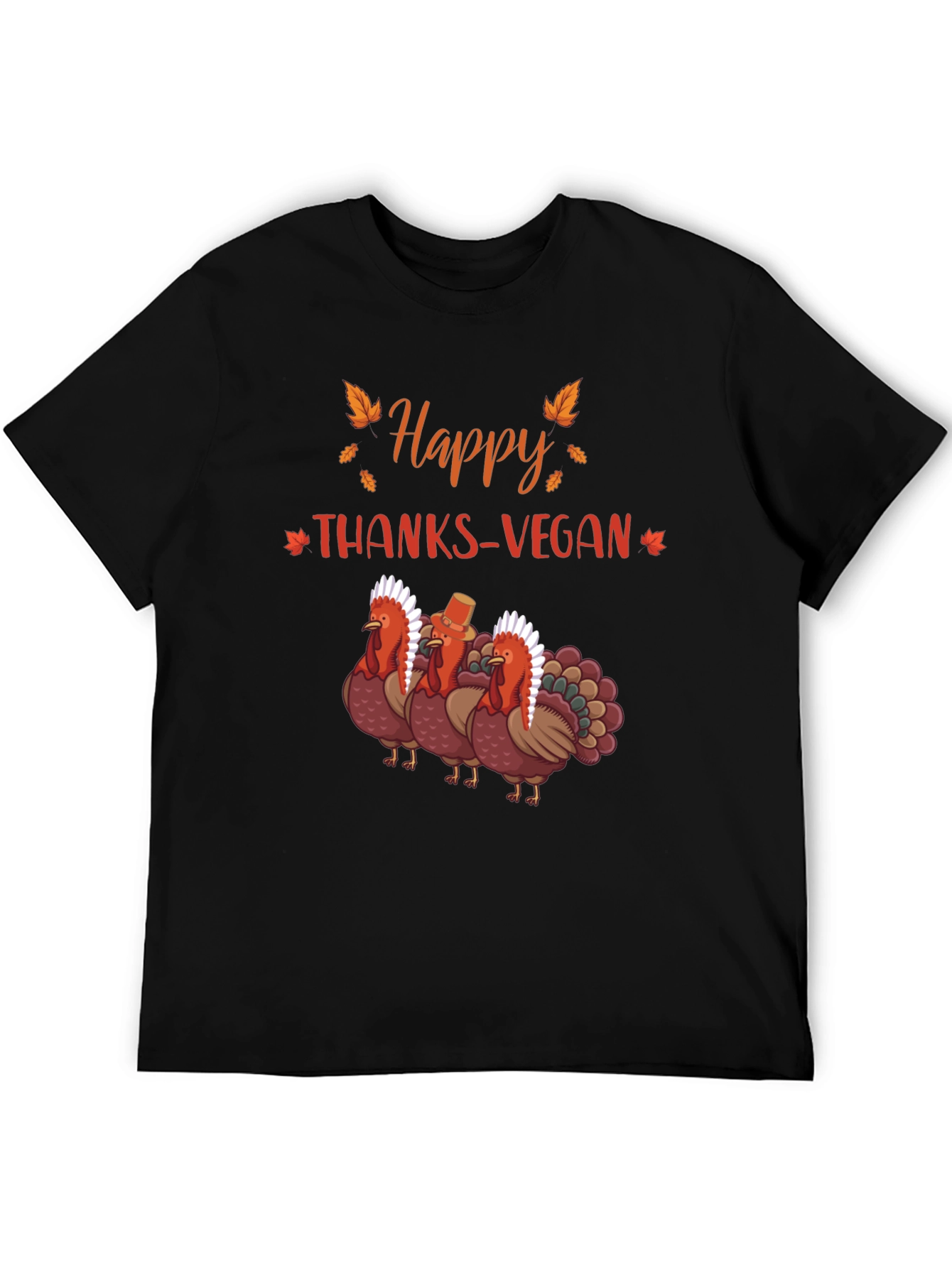 Happy Thanks-Vegan T-Shirt