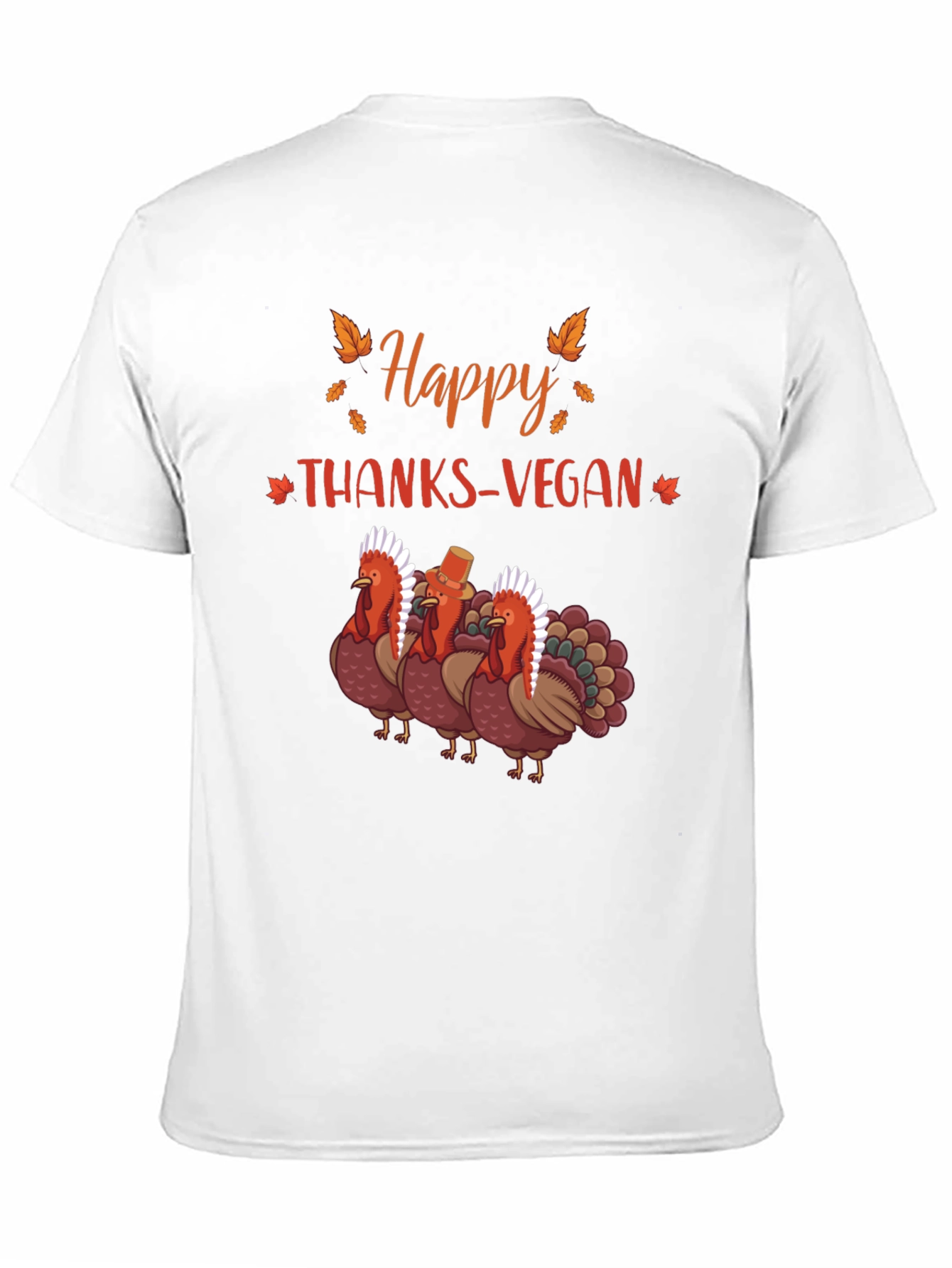 Happy Thanks-Vegan T-Shirt