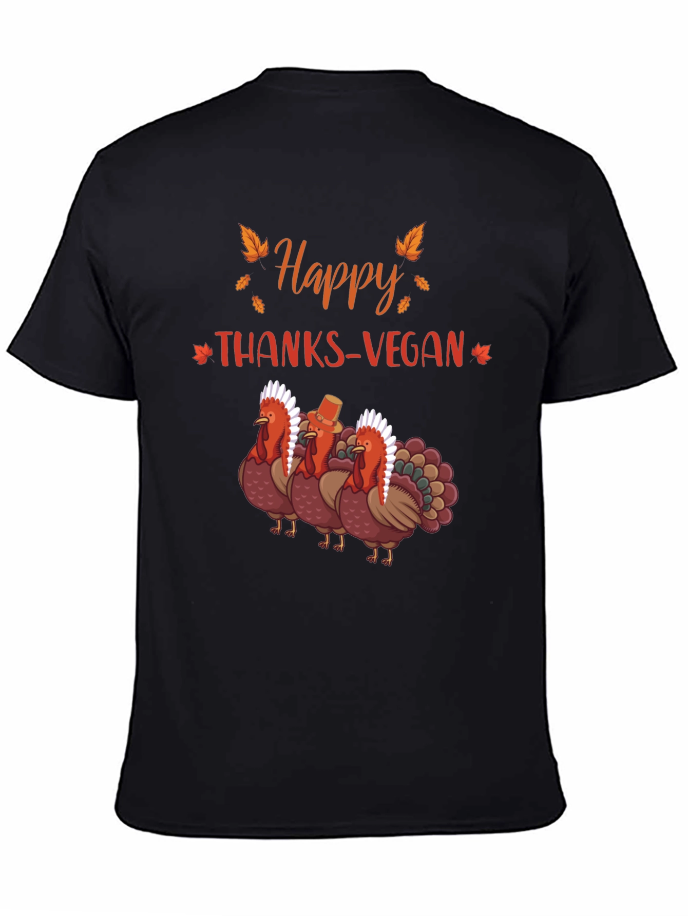 Happy Thanks-Vegan T-Shirt
