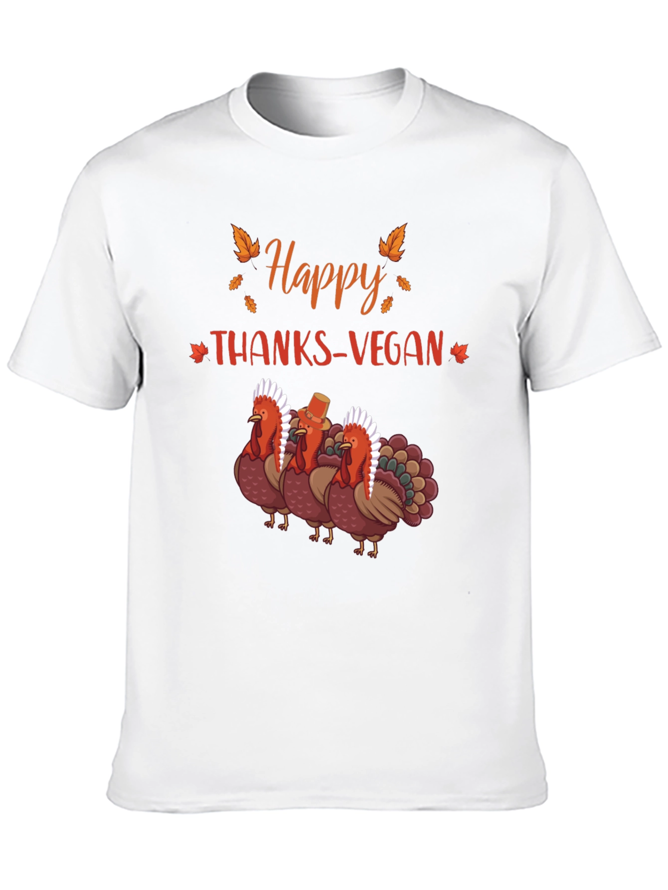 Happy Thanks-Vegan T-Shirt
