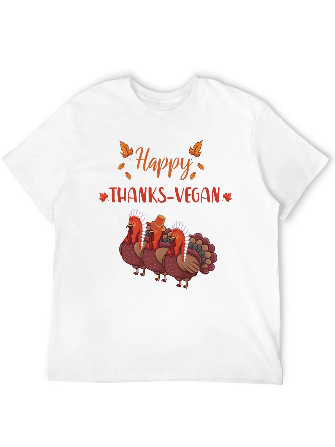 Happy Thanks-Vegan T-Shirt