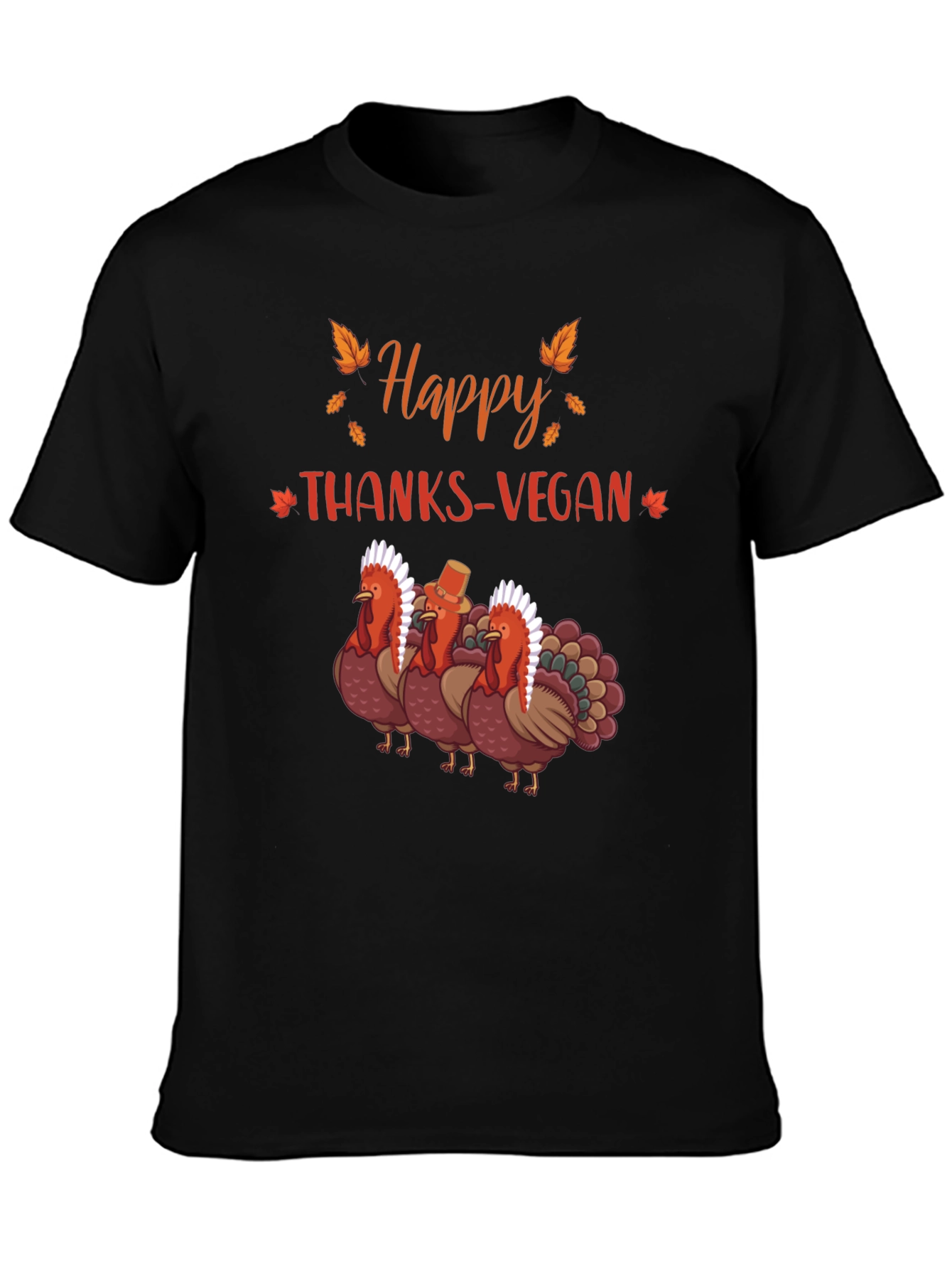 Happy Thanks-Vegan T-Shirt