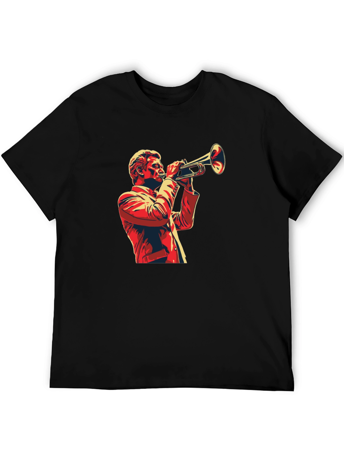Jazz Trumpet Player Graphic T-Shirt