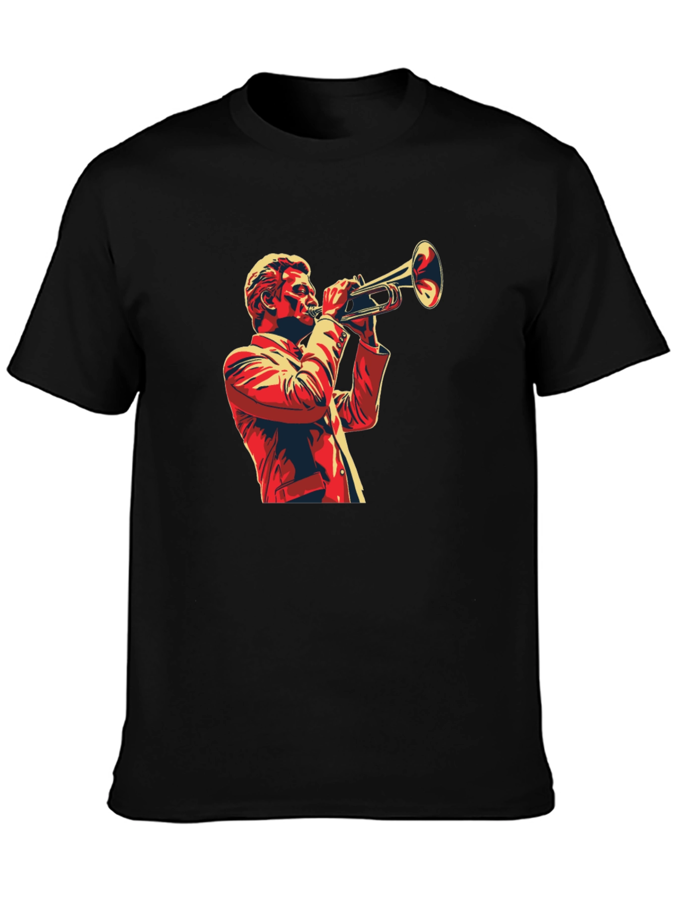 Jazz Trumpet Player Graphic T-Shirt