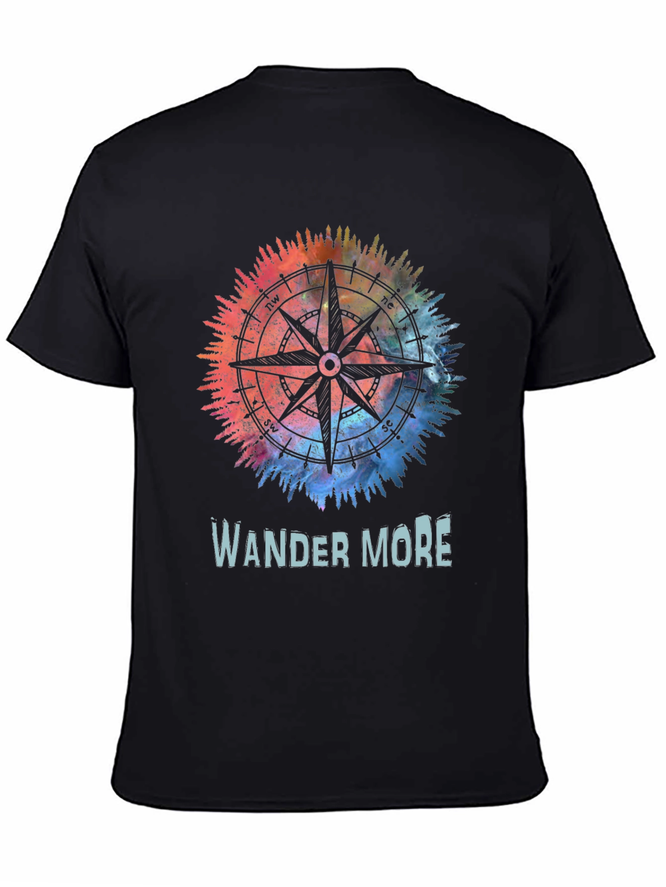 Wander More Compass Graphic Tee