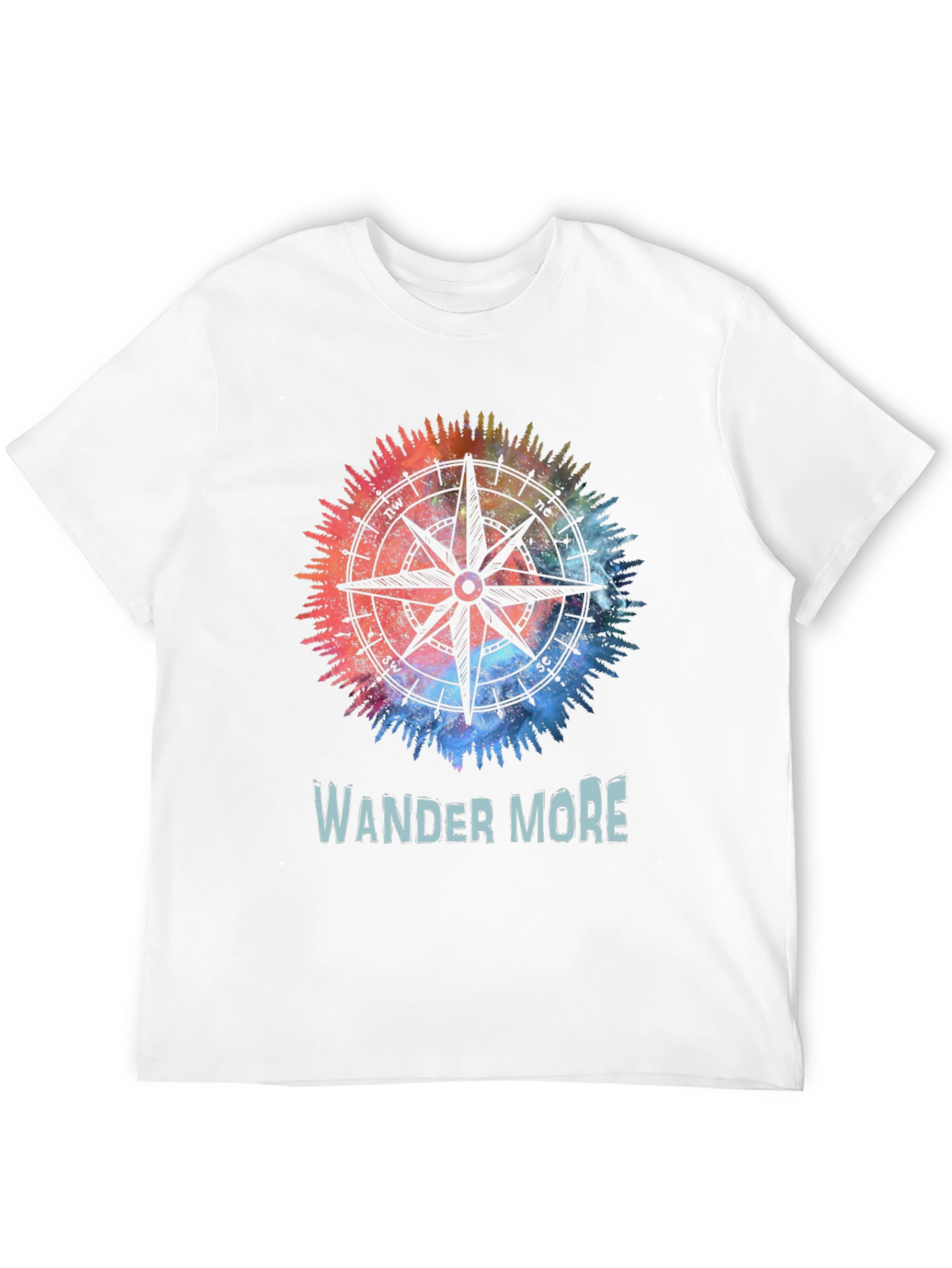 Wander More Compass Graphic Tee