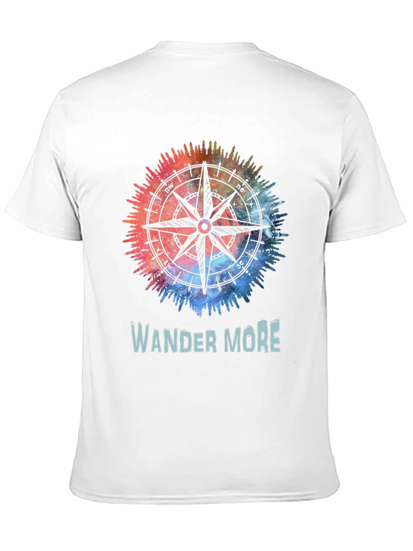 Wander More Compass Graphic Tee