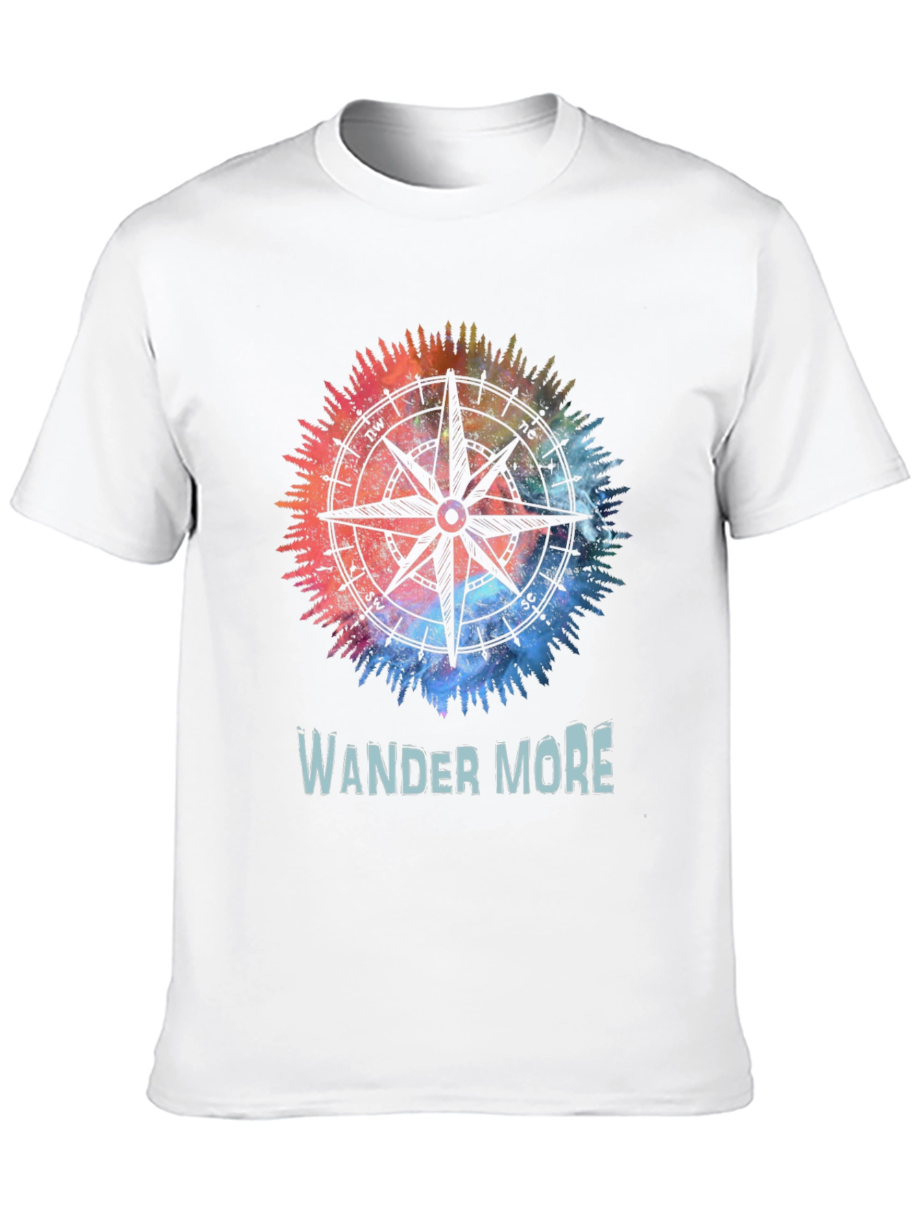 Wander More Compass Graphic Tee