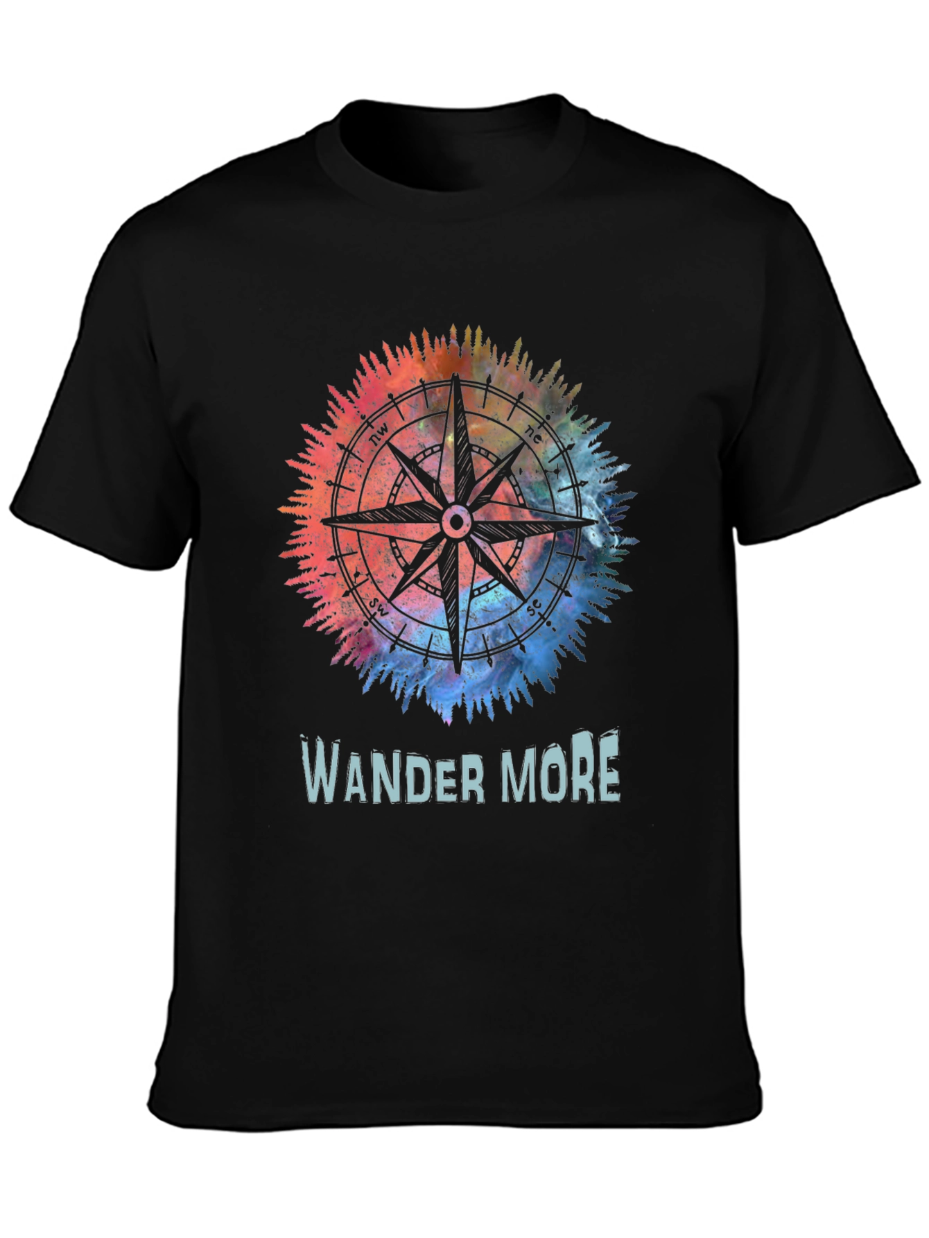Wander More Compass Graphic Tee