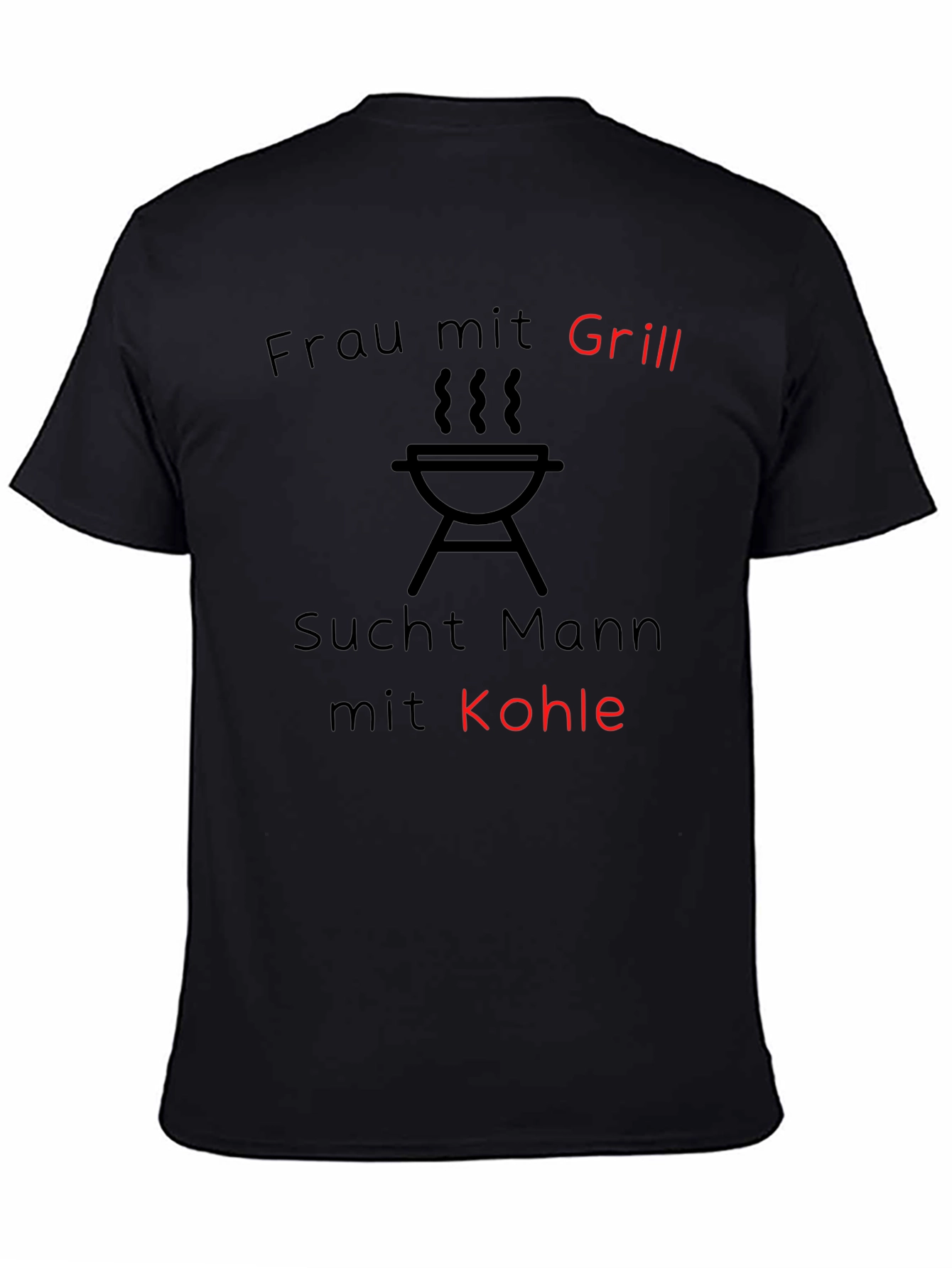 Frau Mit Grill - Mens Graphic T-Shirt