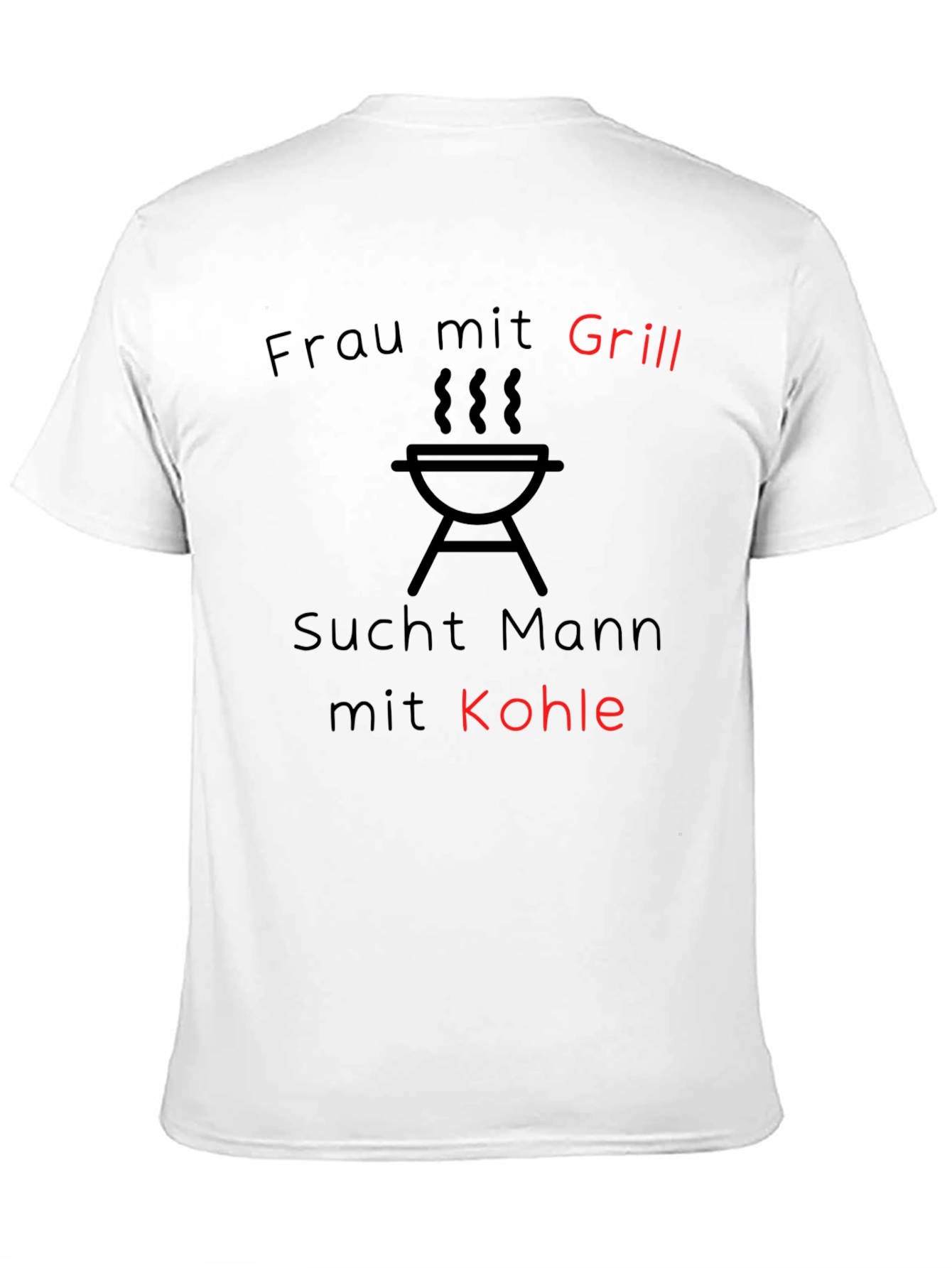 Frau Mit Grill - Mens Graphic T-Shirt