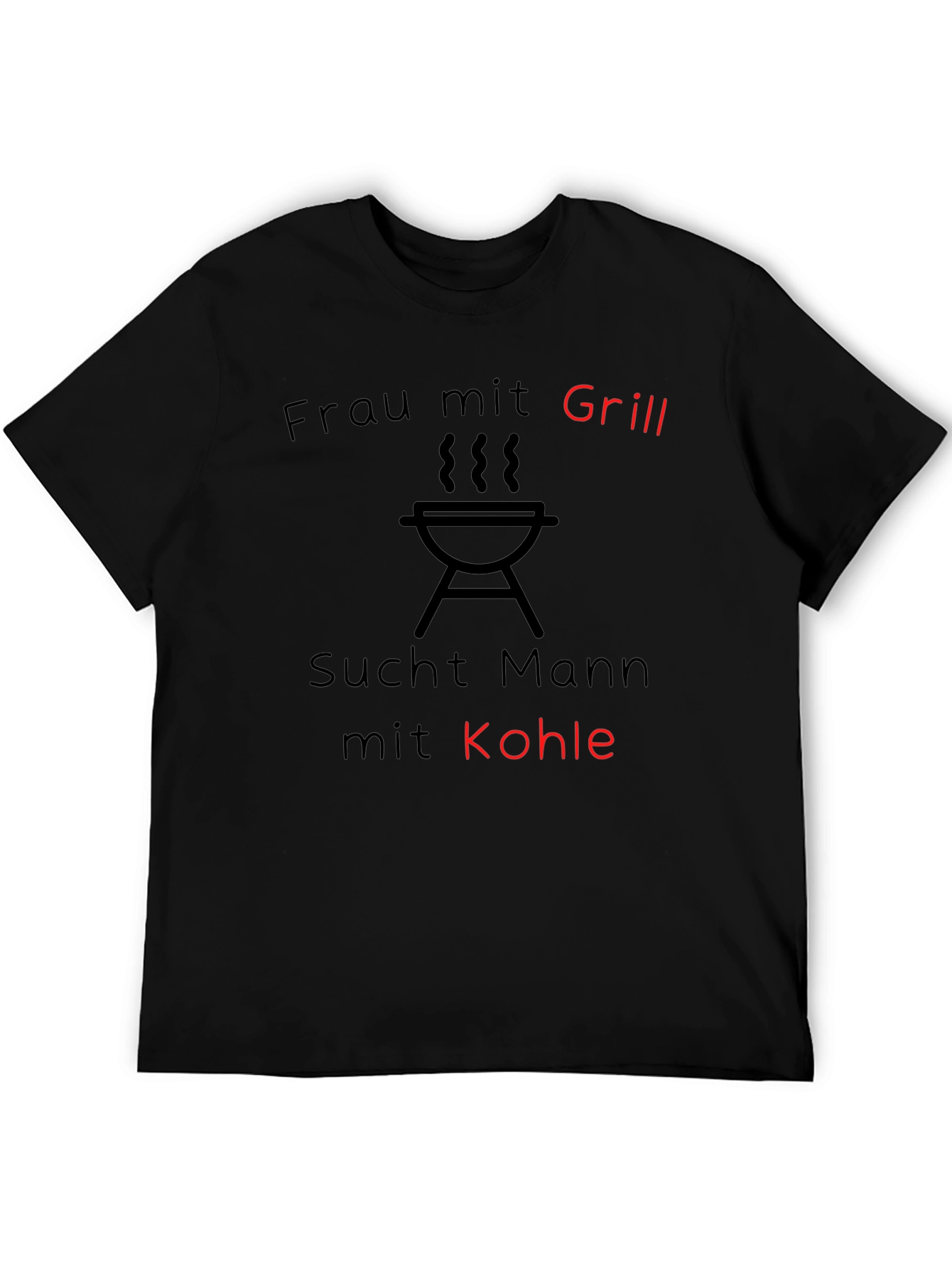 Frau Mit Grill - Mens Graphic T-Shirt