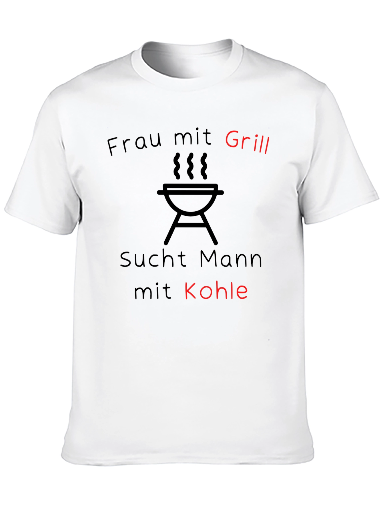 Frau Mit Grill - Mens Graphic T-Shirt