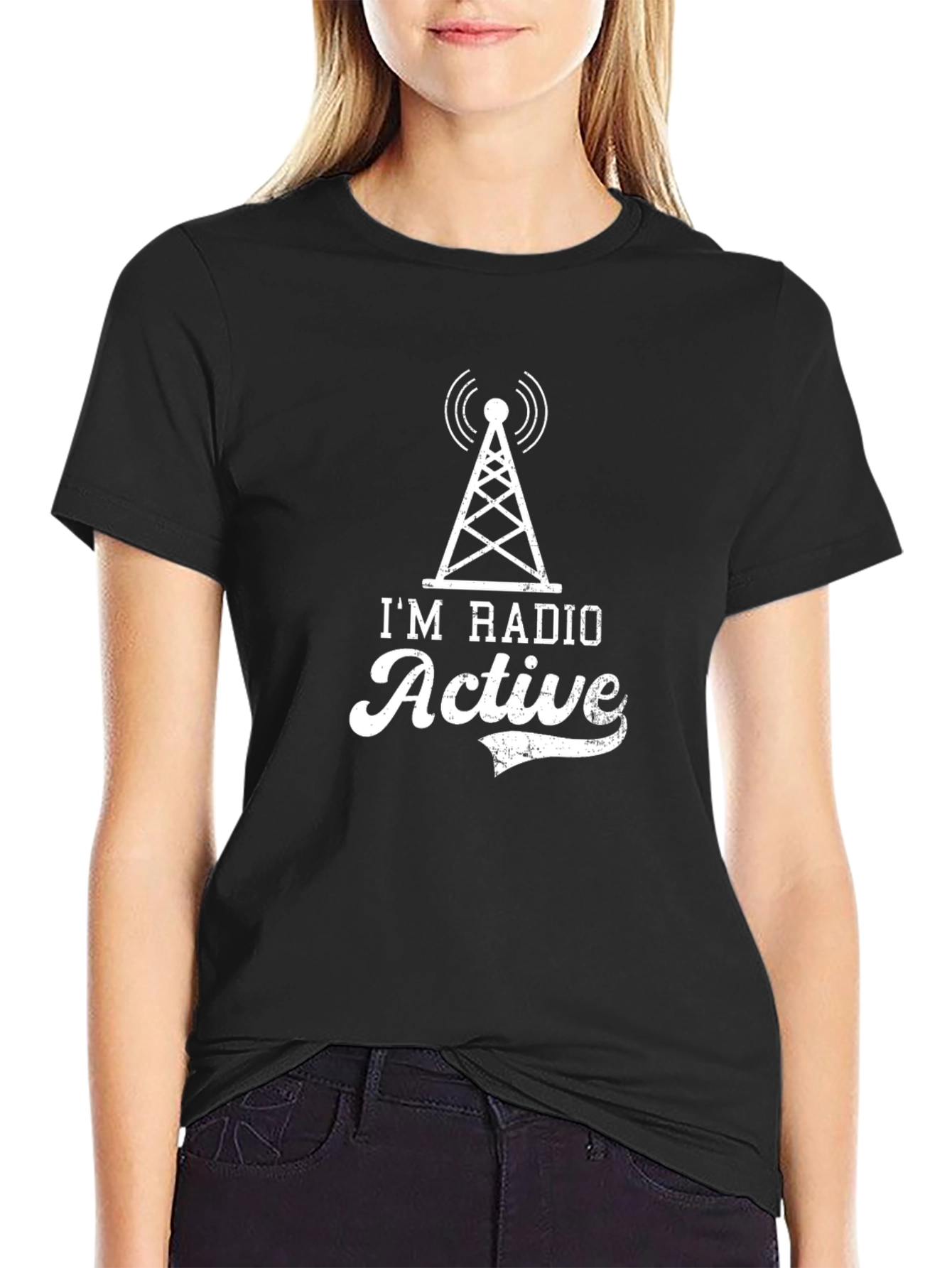Radio Active Graphic Tee - Black