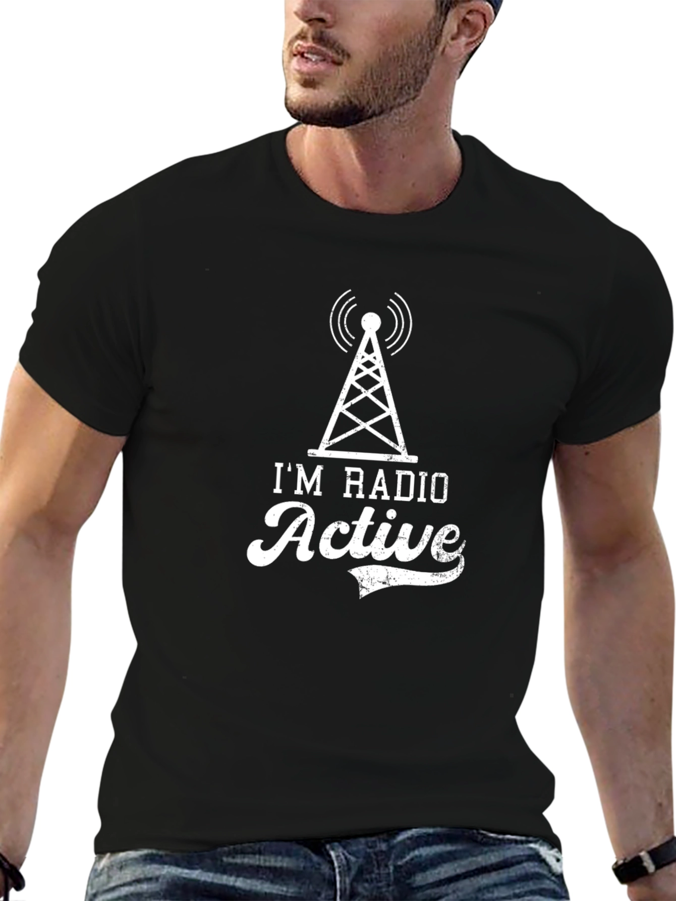 Radio Active Graphic Tee - Black