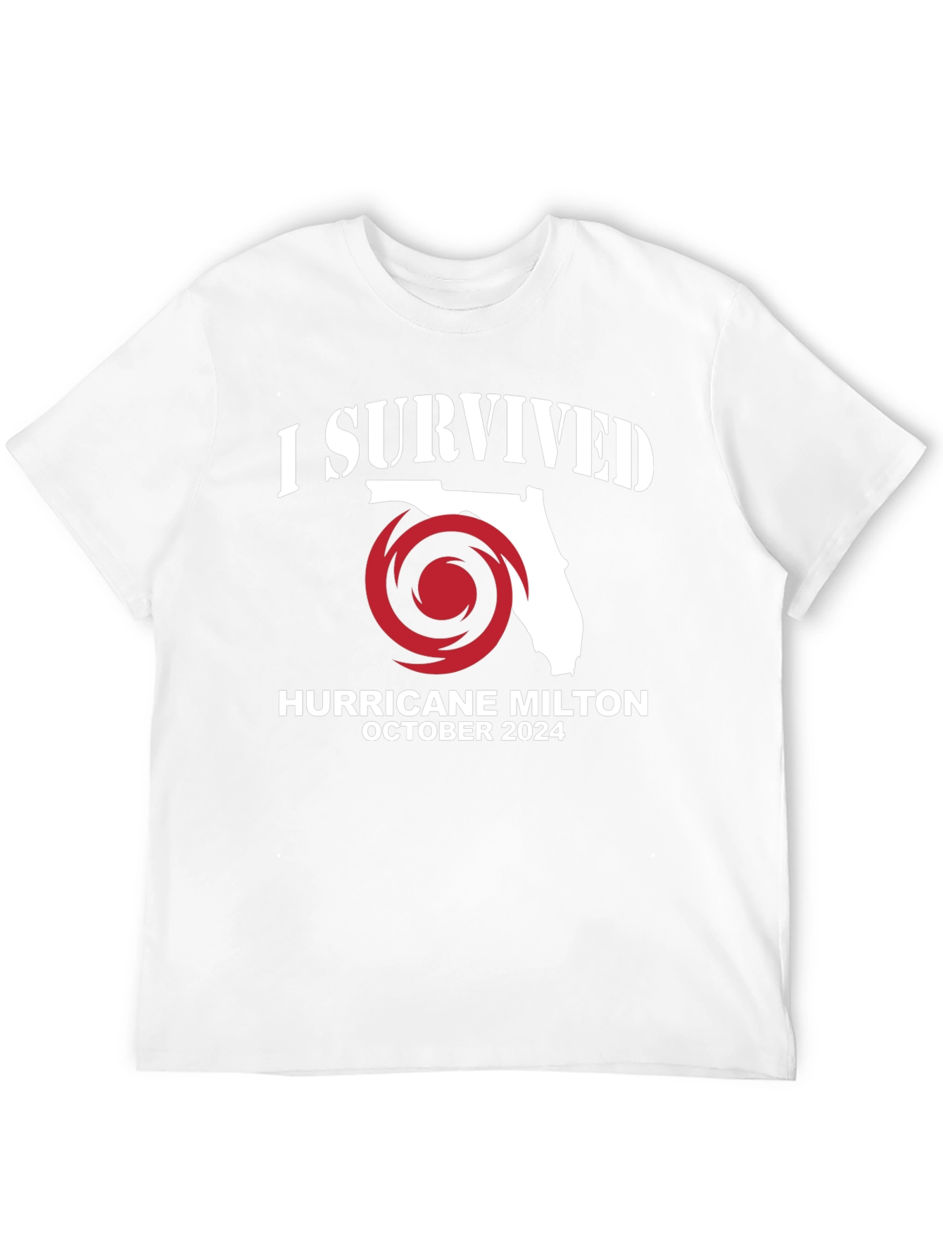 I Survived Hurricane Milton 2024 Black T-Shirt