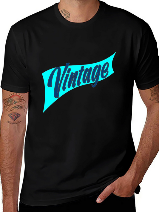Vintage Graphic Tee - Retro Style Soft Cotton T-Shirt