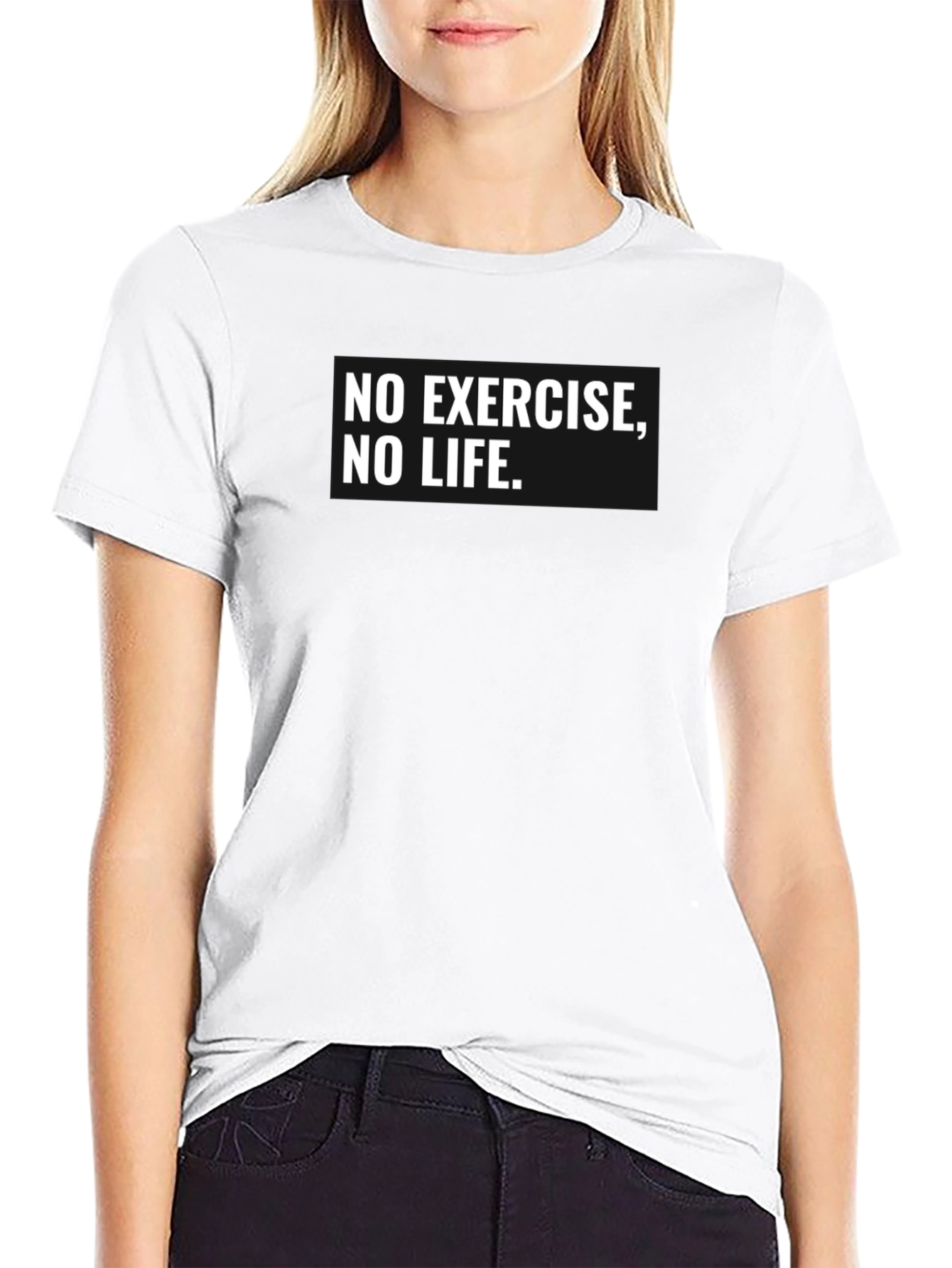No Exercise No Life Graphic Tee
