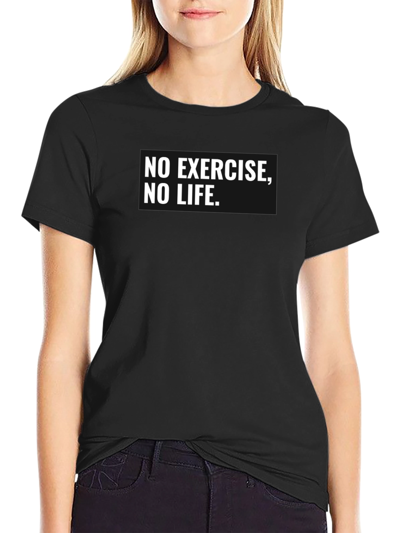 No Exercise No Life Graphic Tee