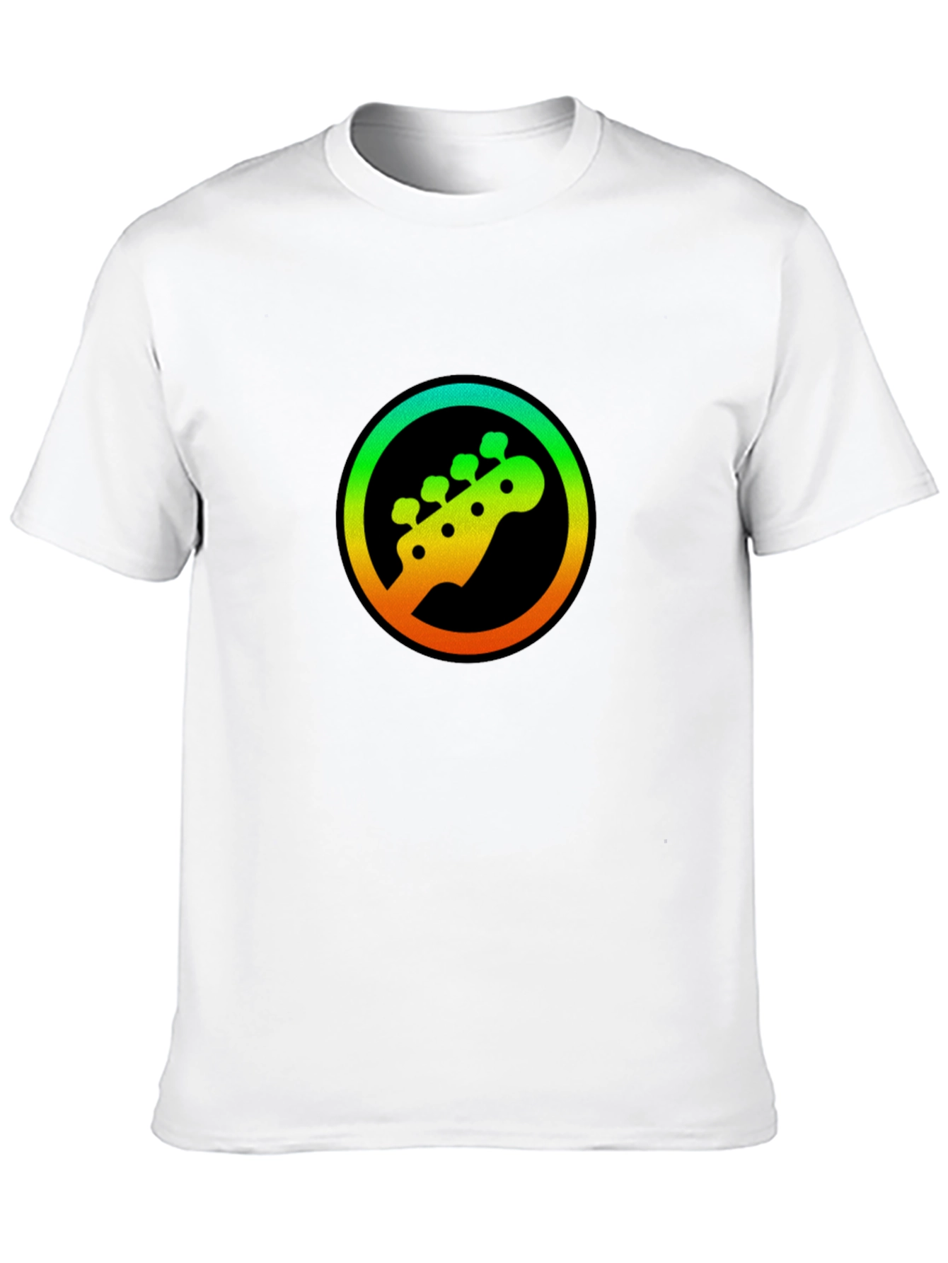 Bass Guitar Headstock T-Shirt - Music Lover Tee