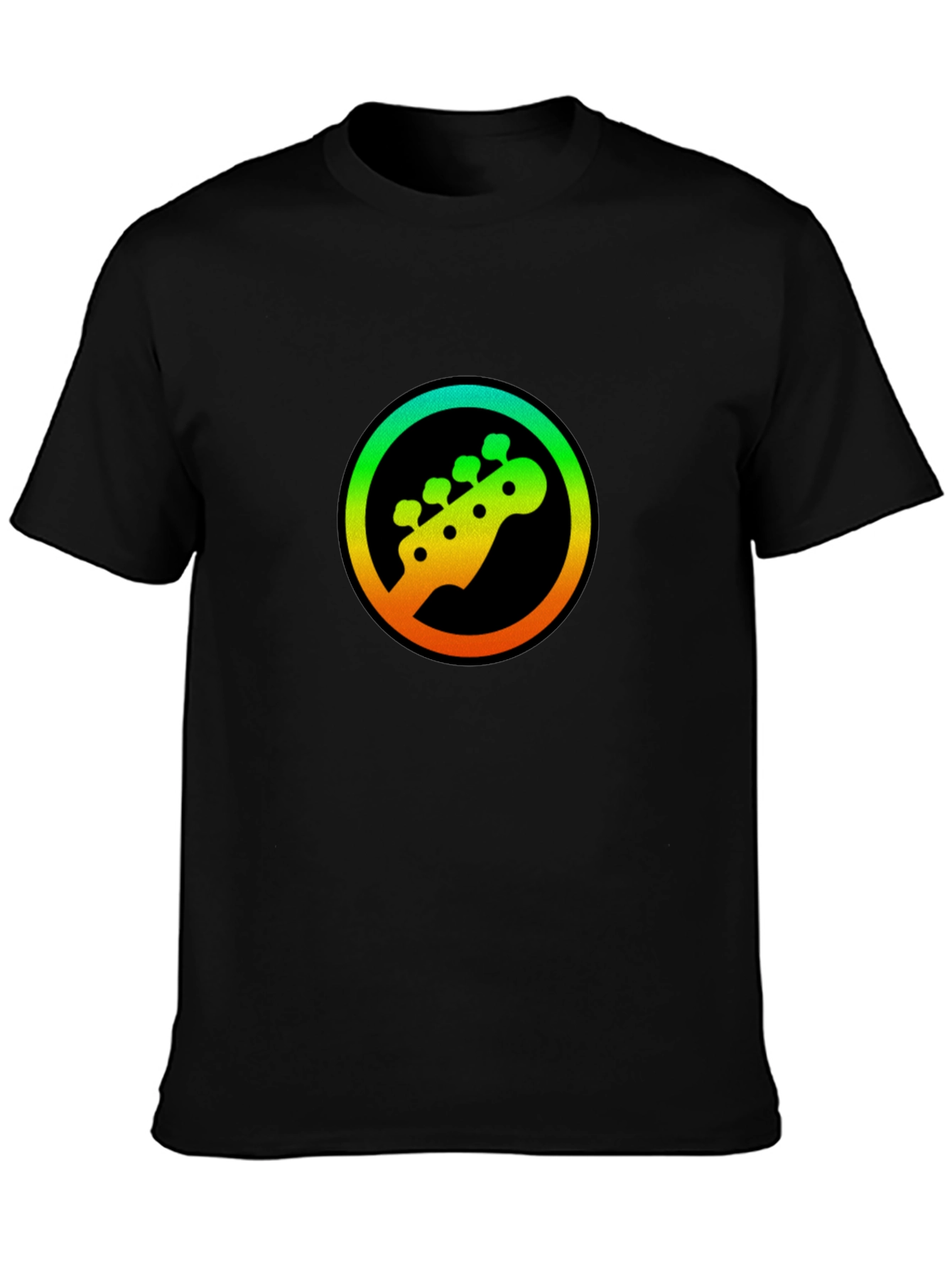 Bass Guitar Headstock T-Shirt - Music Lover Tee