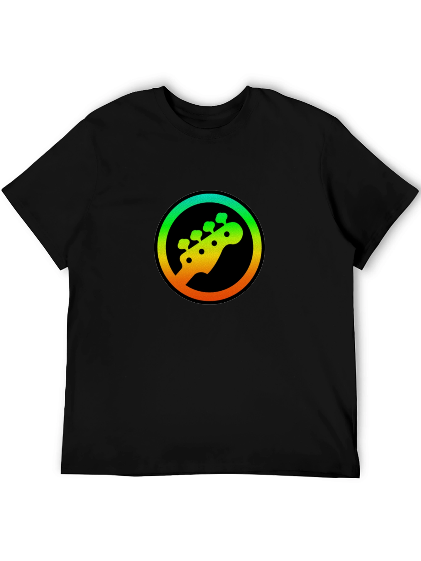 Bass Guitar Headstock T-Shirt - Music Lover Tee