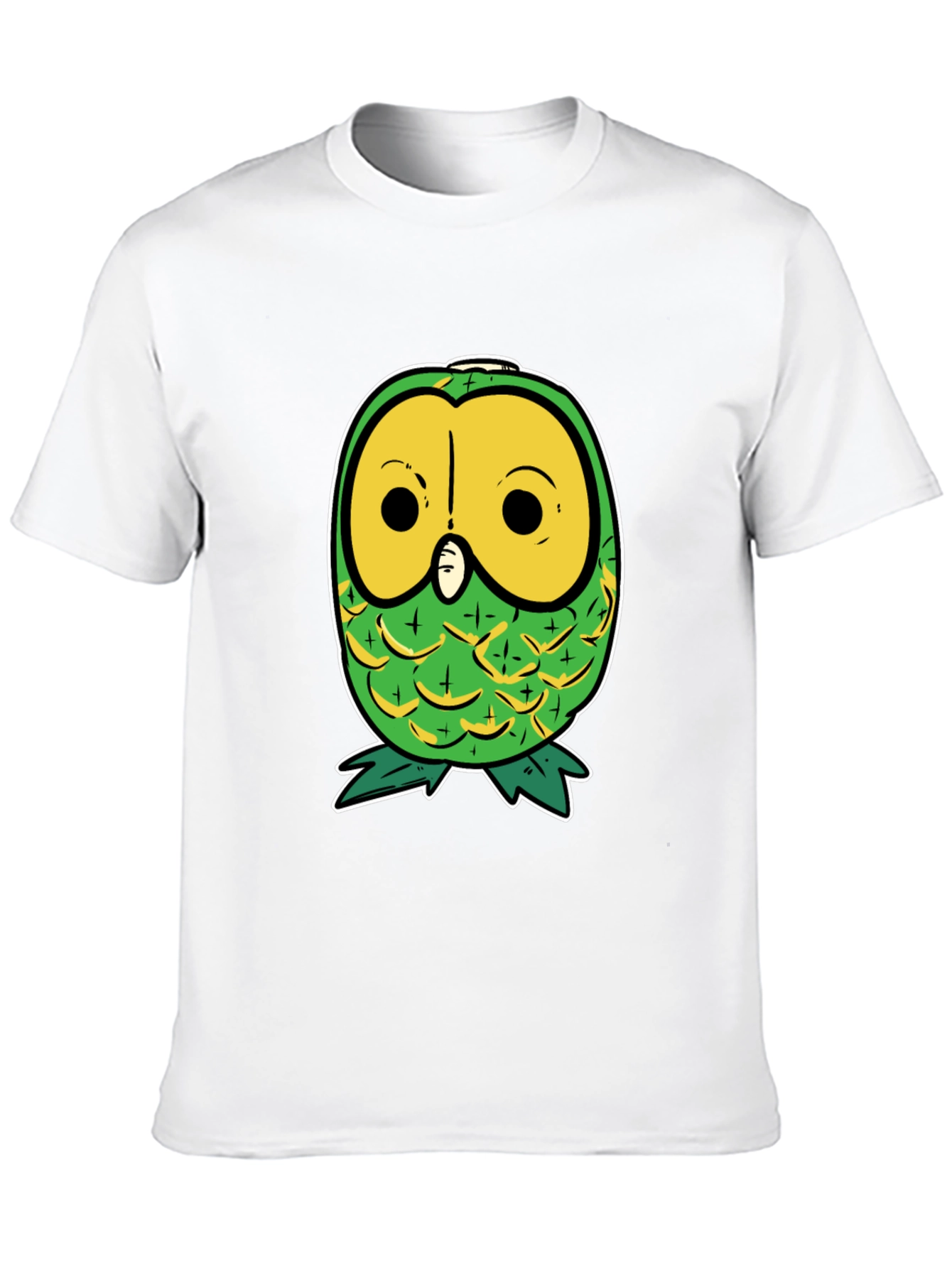 Pineapple Owl Graphic T-Shirt - Unique & Funny