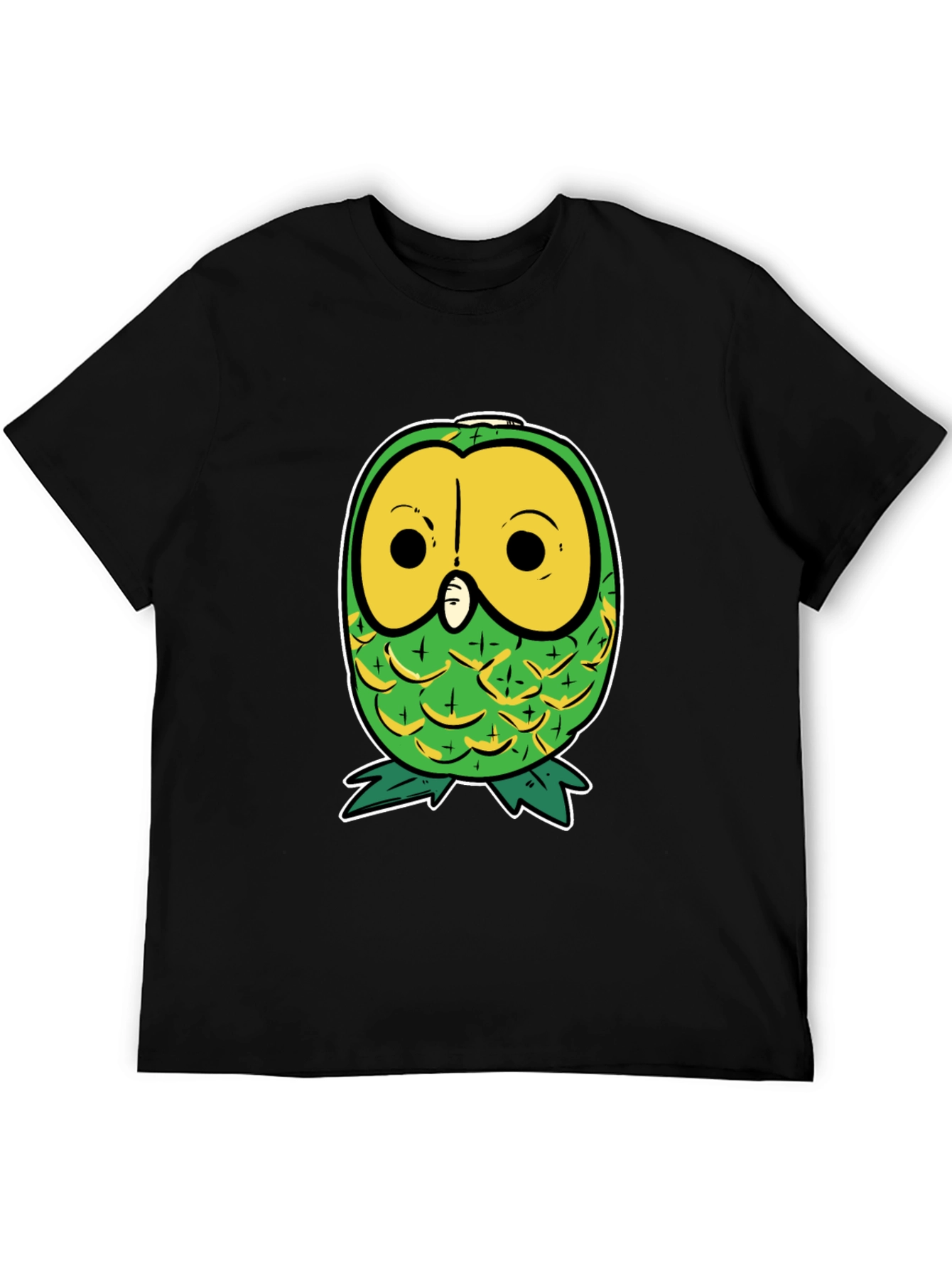Pineapple Owl Graphic T-Shirt - Unique & Funny