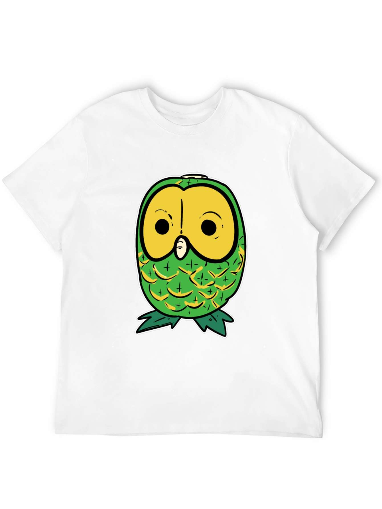Pineapple Owl Graphic T-Shirt - Unique & Funny