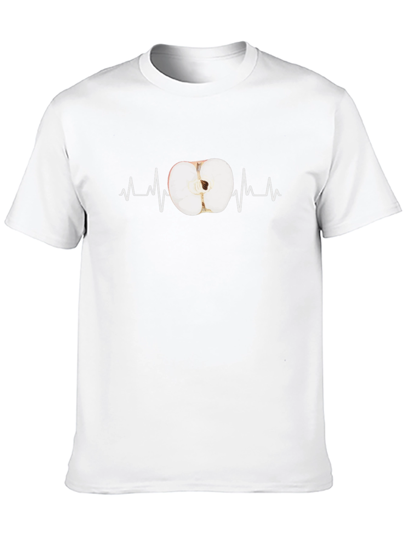 Apple Heartbeat T-Shirt - Unique Graphic Tee