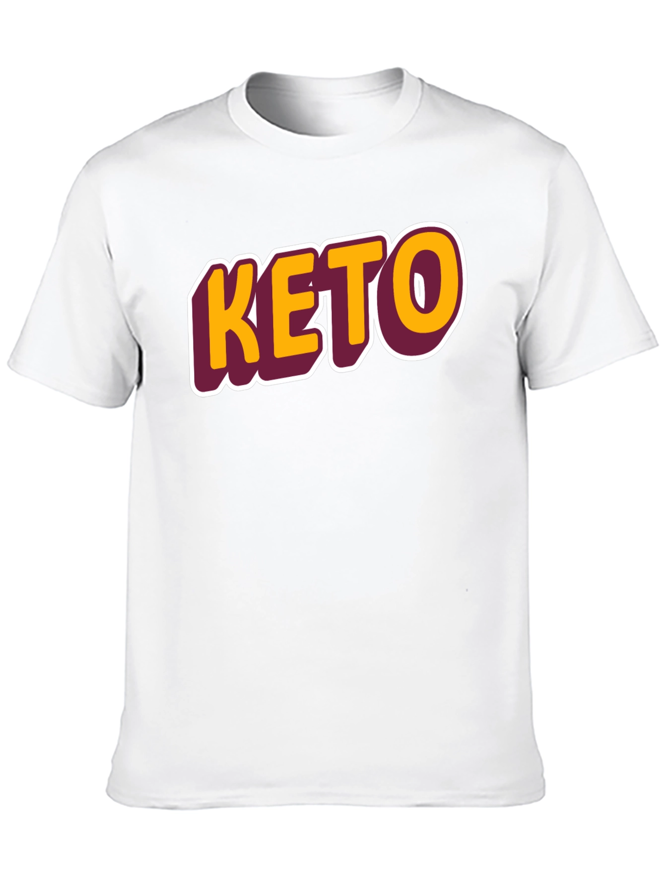 Keto Graphic Tee - Black Casual T-Shirt