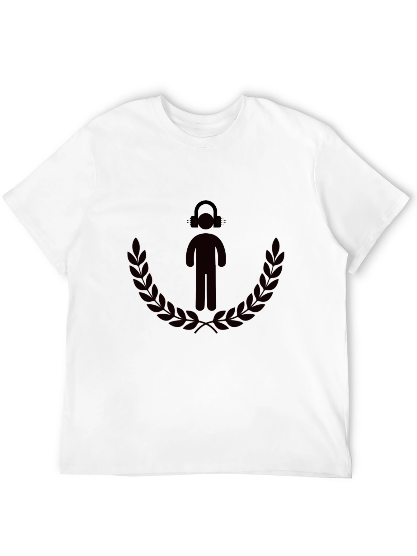 DJ Man Laurel Wreath Graphic Tee