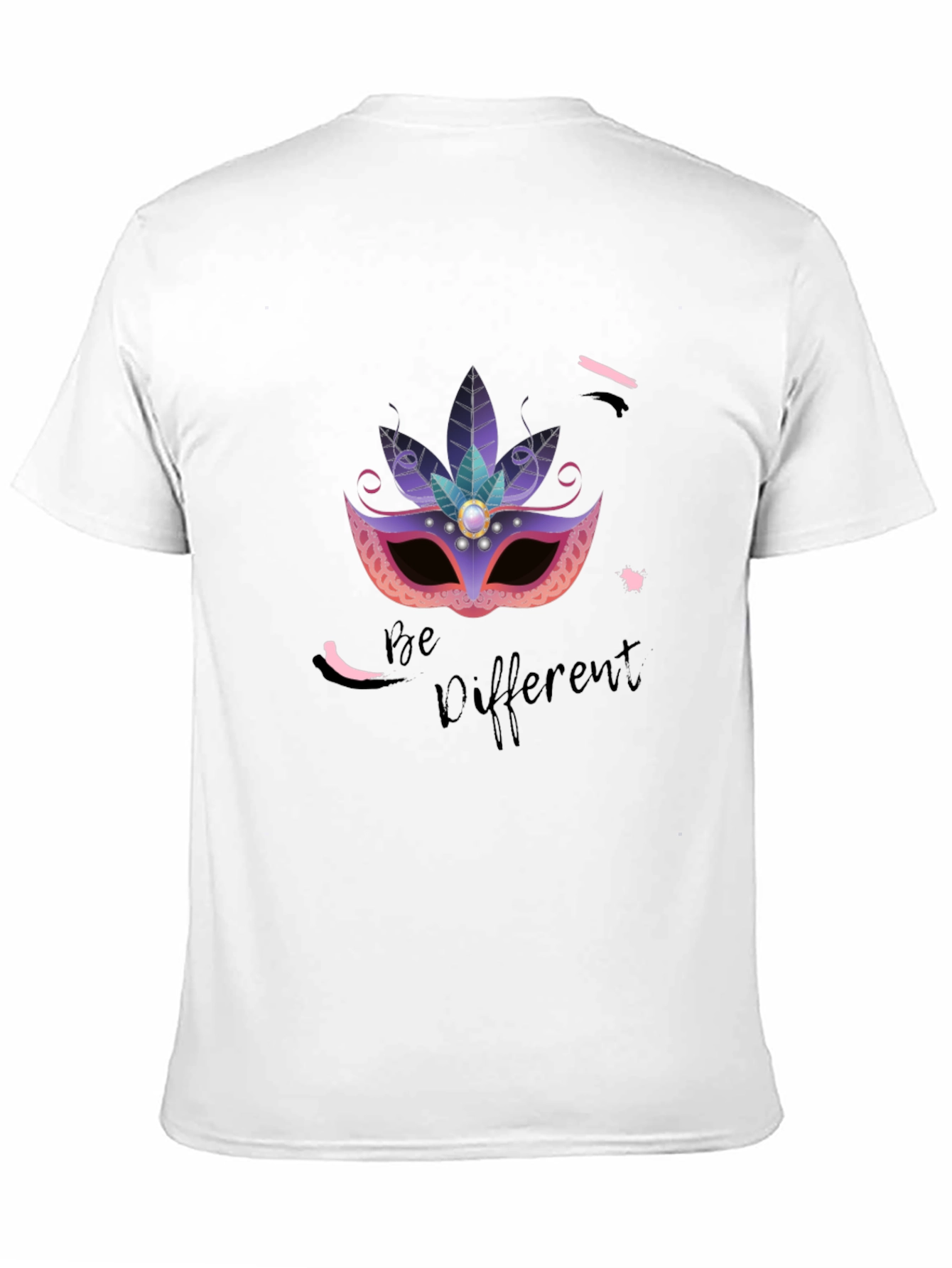 Be Different T-Shirt: Masquerade Mask Graphic Tee