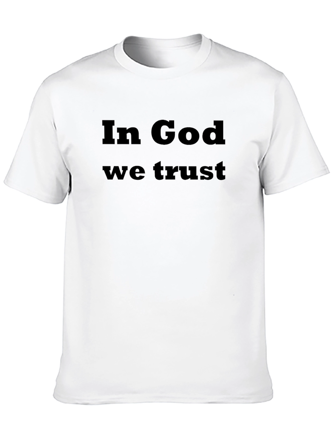 In God We Trust Black T-Shirt