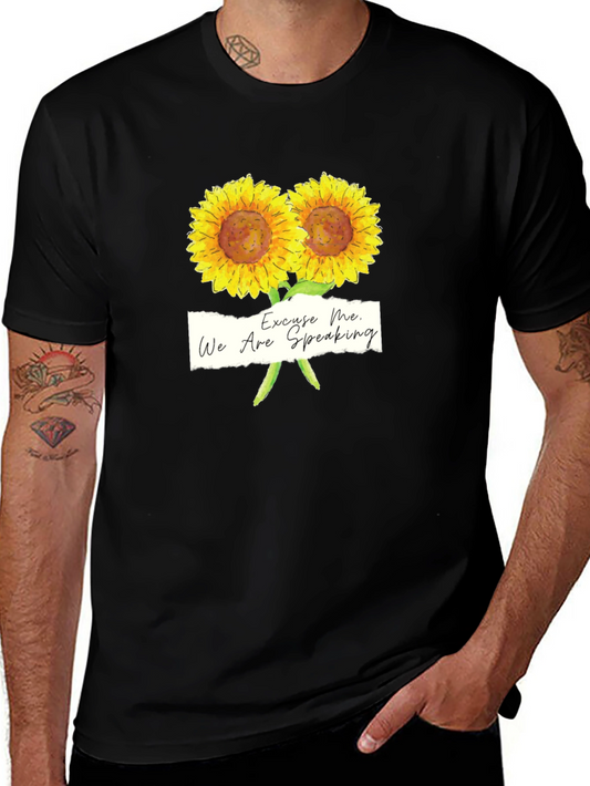 Excuse Me Sunflower Graphic Tee