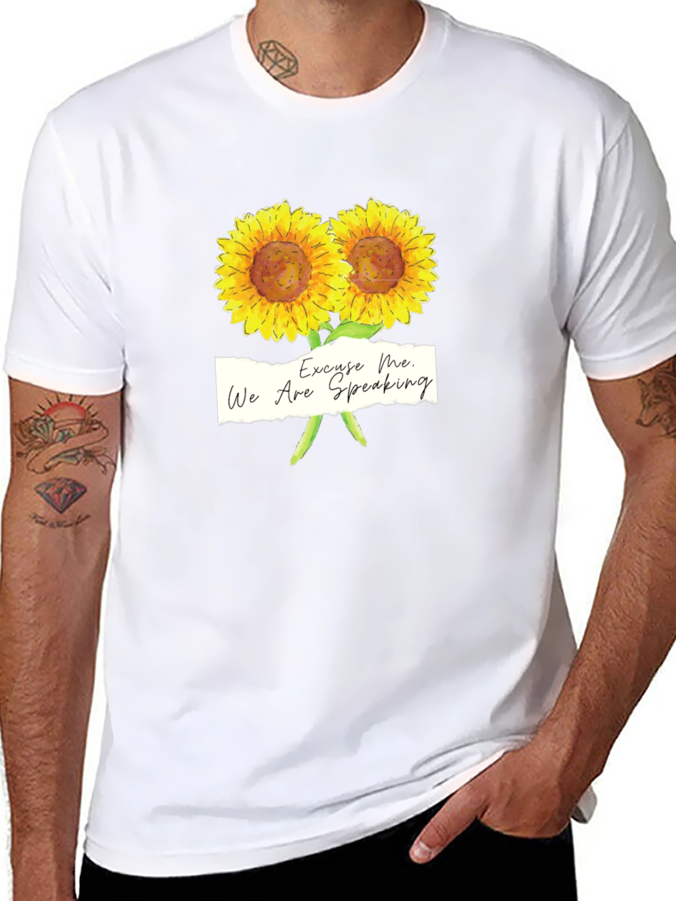 Excuse Me Sunflower Graphic Tee