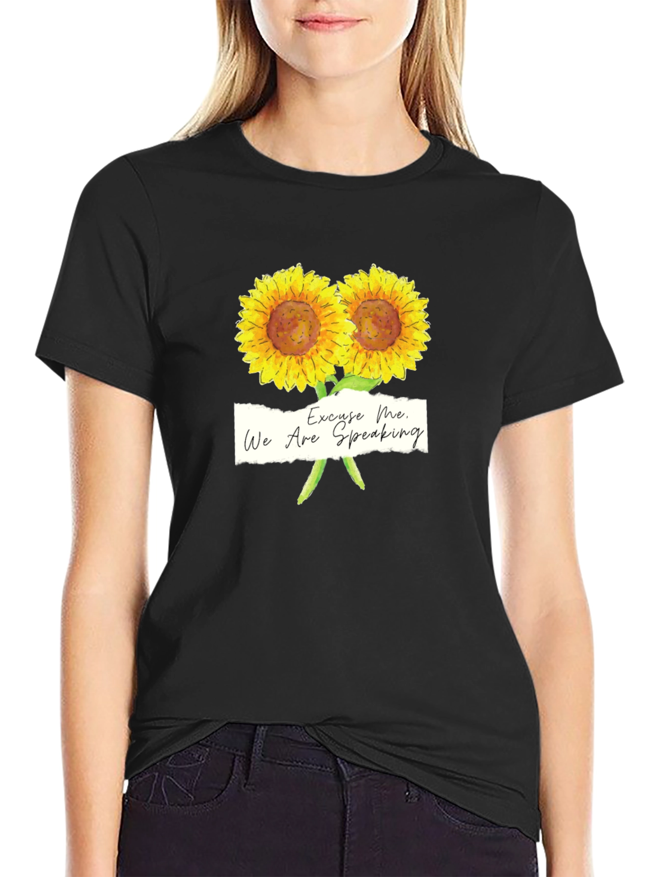Excuse Me Sunflower Graphic Tee